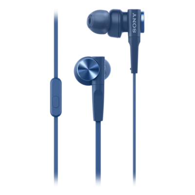 Sony MDR XB55AP EXTRA BASS In ear Headphones Blue