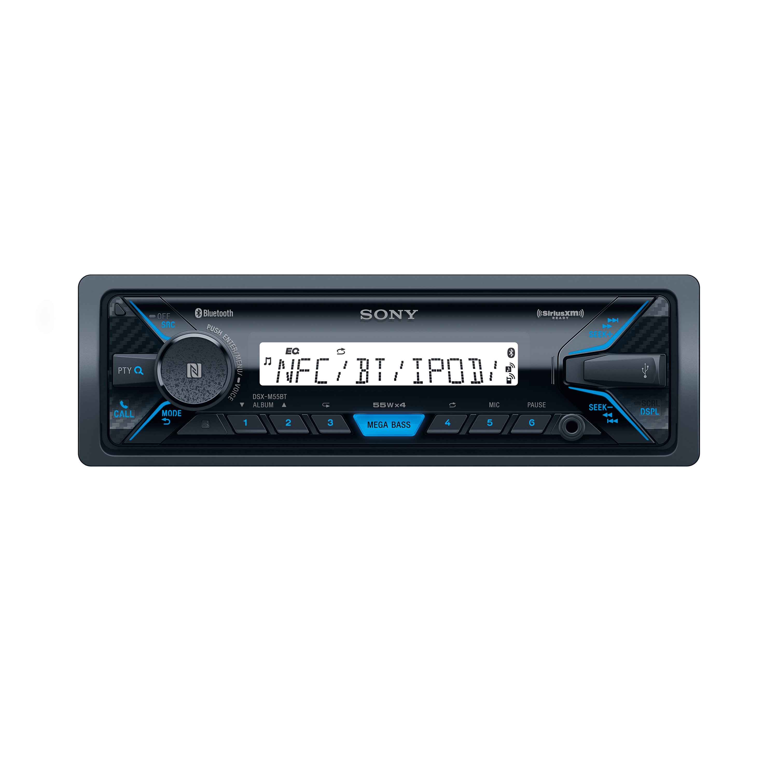 Sony DSXM55BT | Marine Media Receiver with Bluetooth