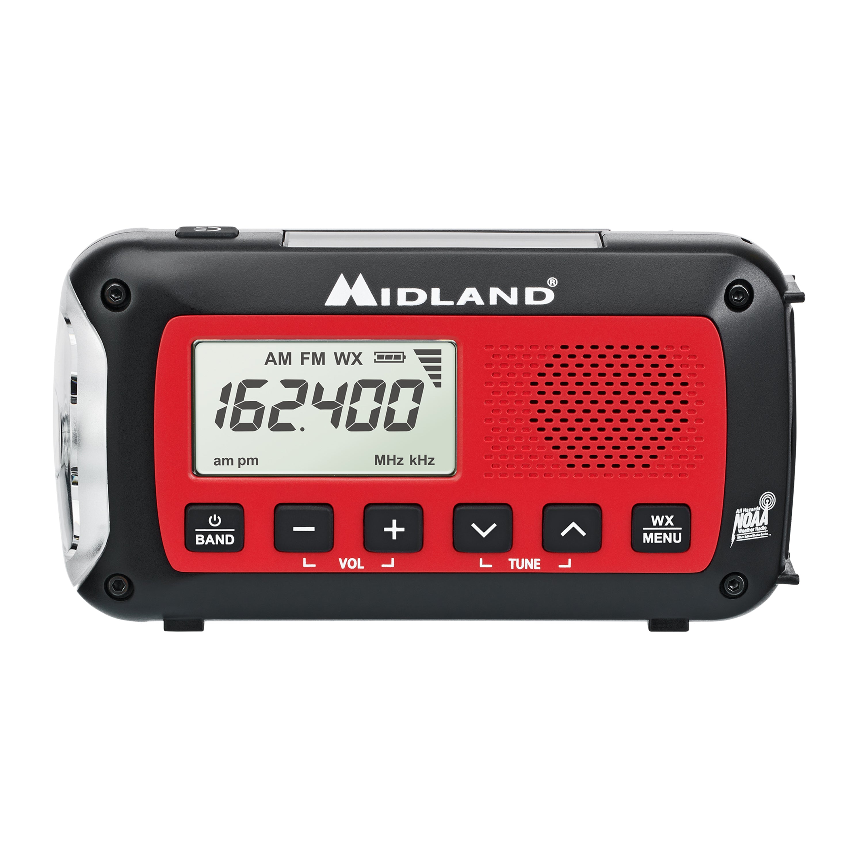 Midland ER40 Portable Emergency Weather Alert Crank Radio