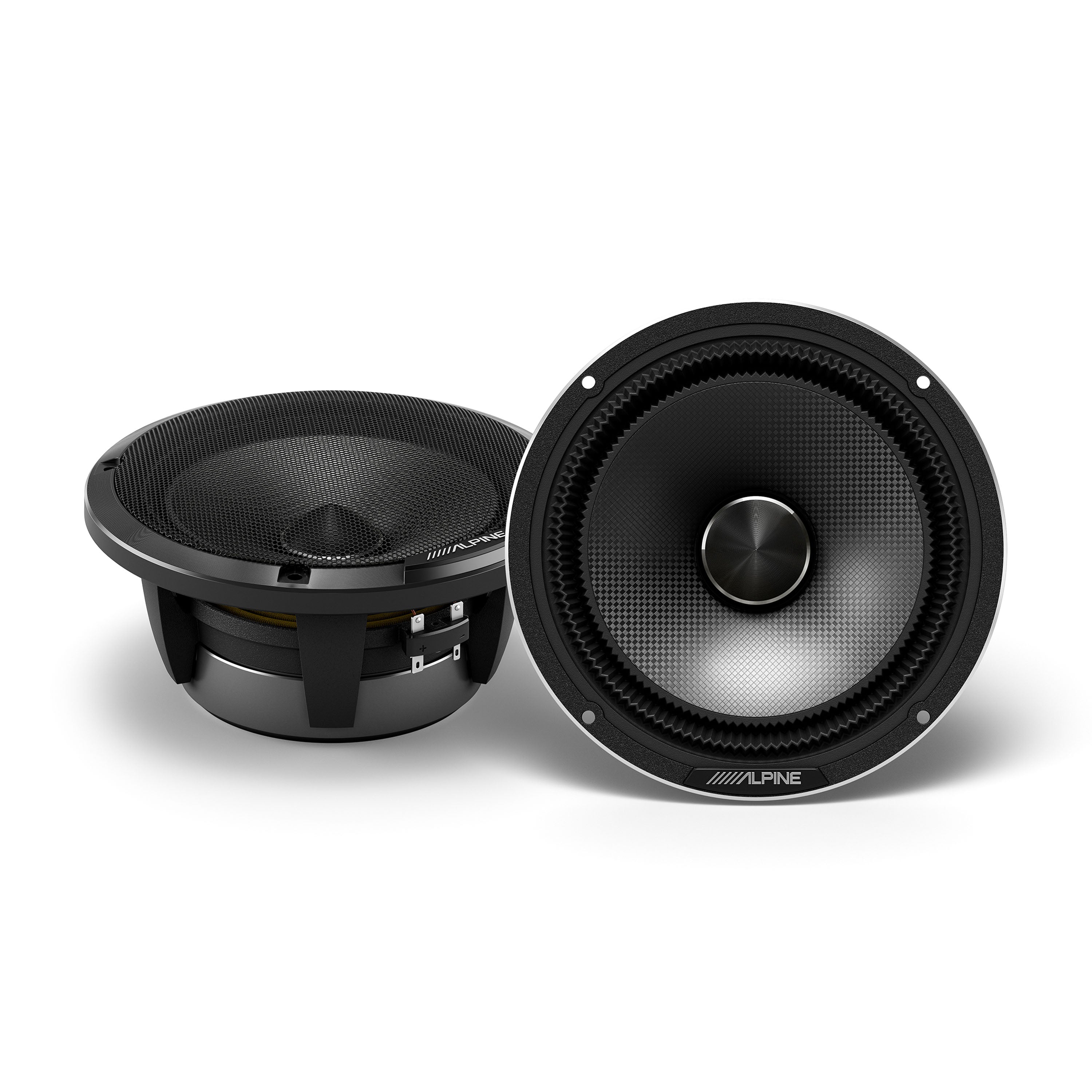 Alpine HDZ-653S Alpine Status Hi-Res 6.5" 3-Way Slim-Fit Component Speakers