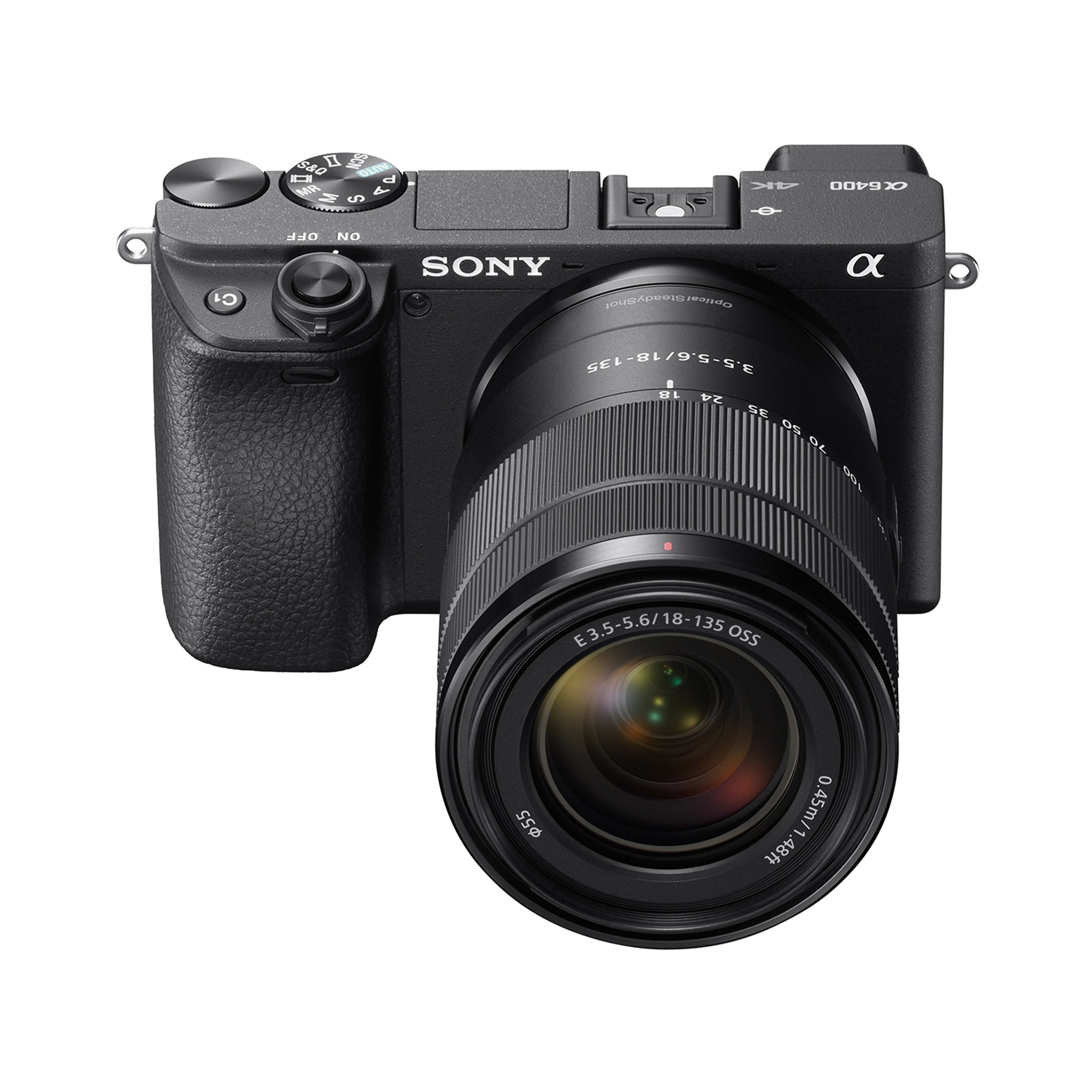 Sony a6400 E-mount camera with APS-C Sensor with 18-135mm Zoom Lens