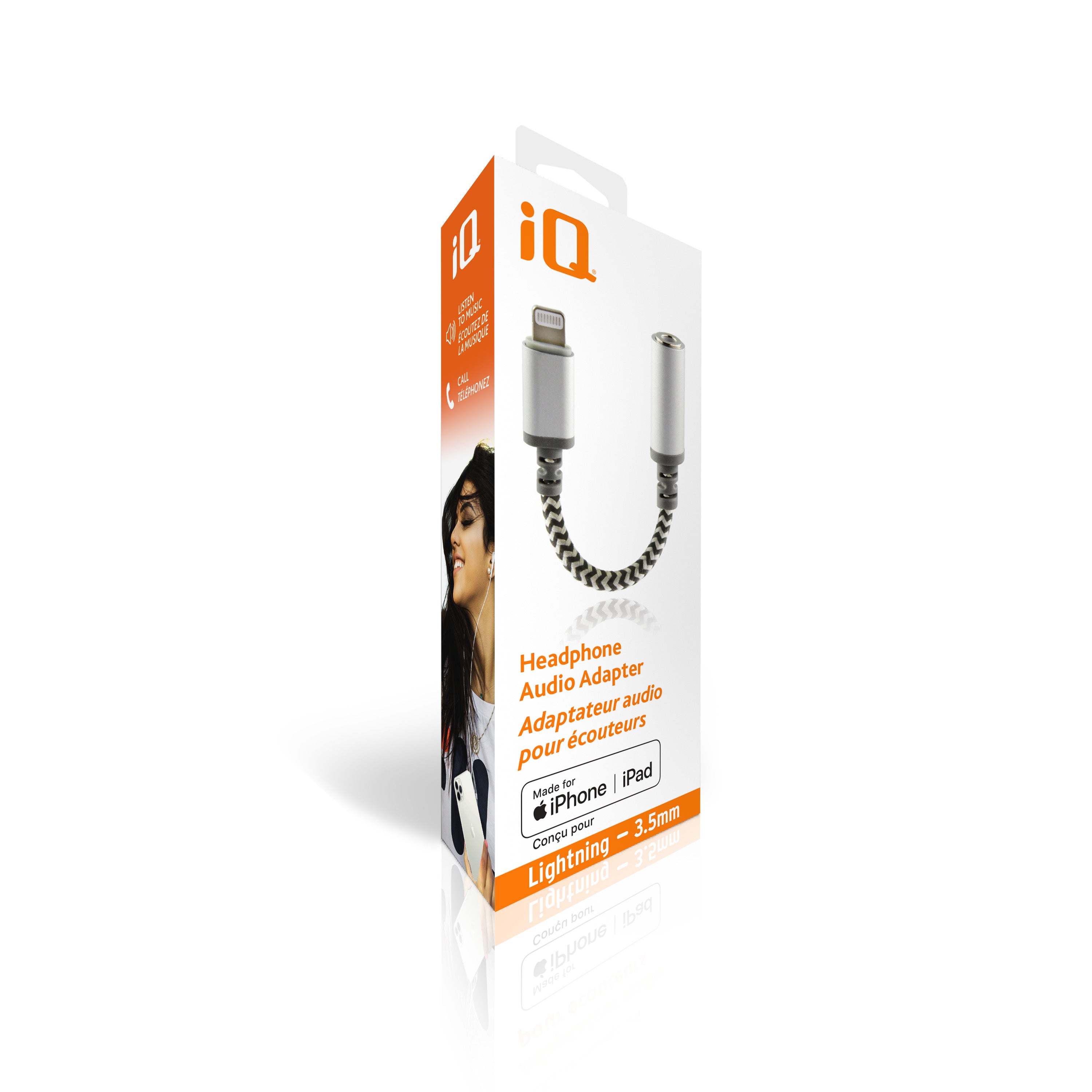 iQ Lightning Audio Adapter for 3.5mm Headphones