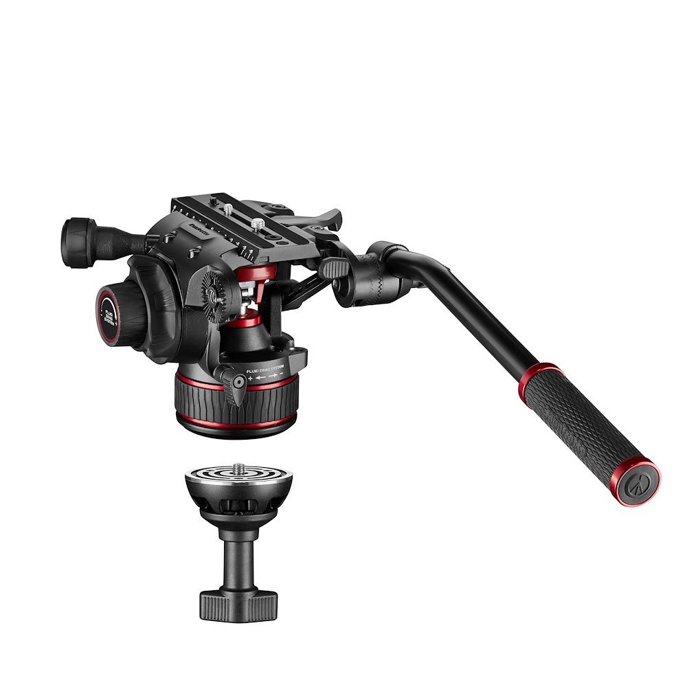 Manfrotto MVK608CTALL Nitrotech 608 Video Head - CF Tall Single Legs Tripod