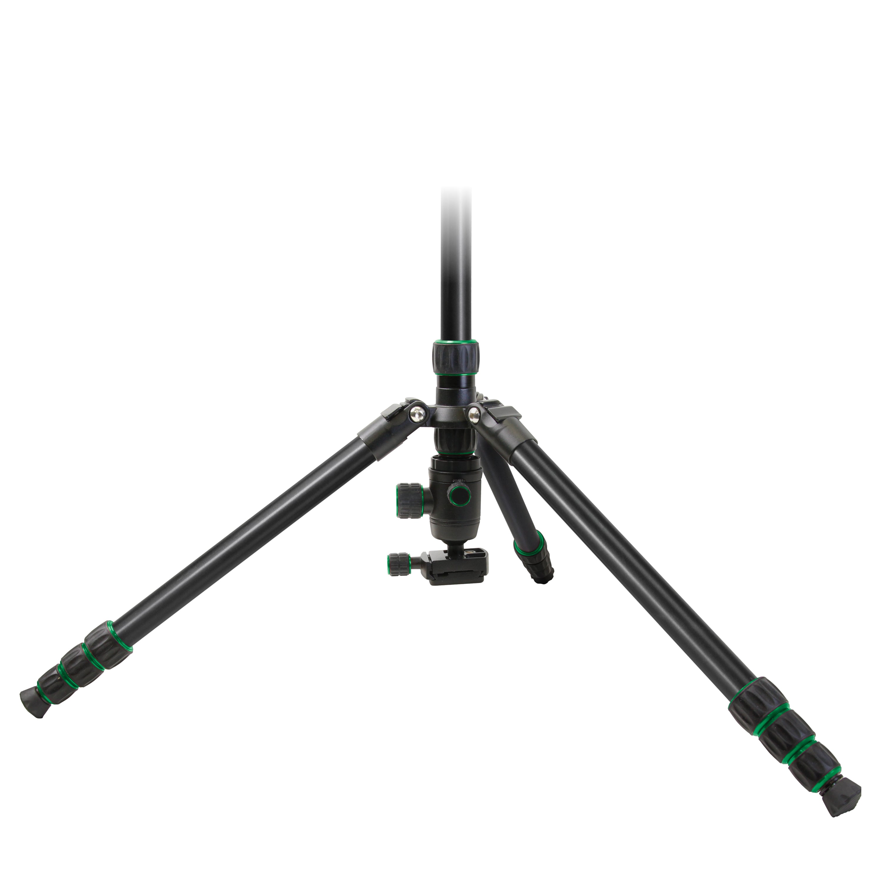 Optex Black Aluminum 4 Section Travel Tripod