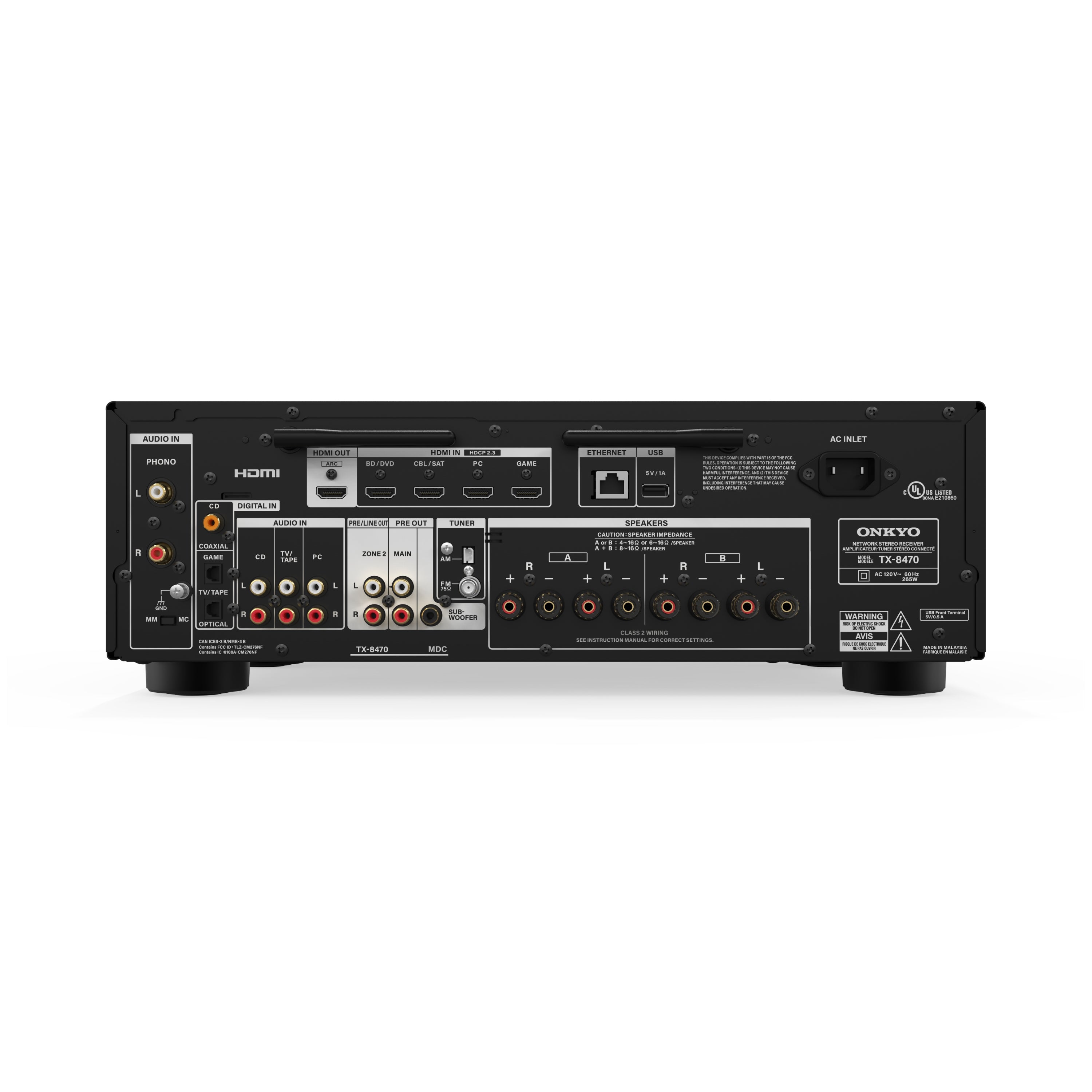 Onkyo TX-8470 Hi-Fi Network Stereo Receiver