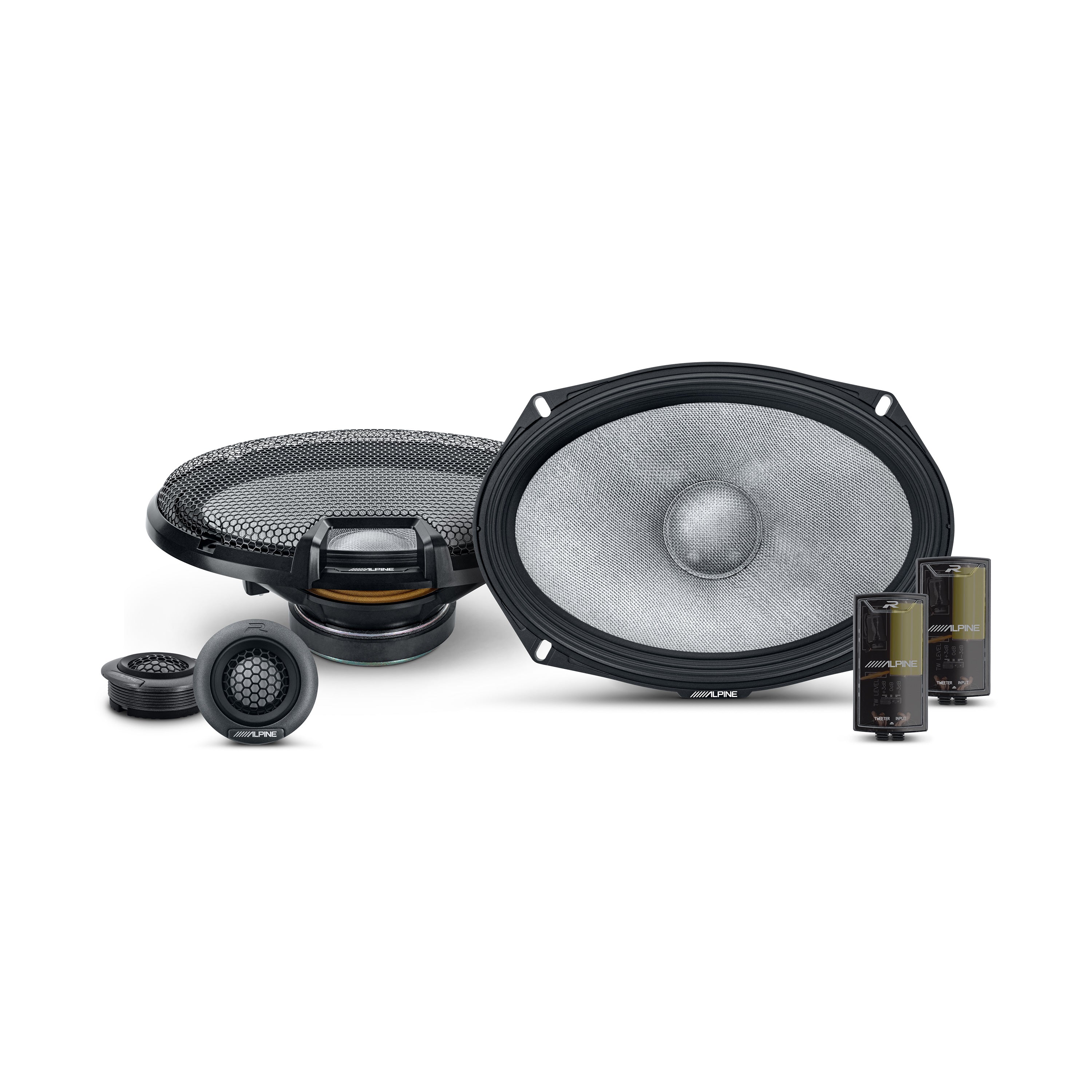 Alpine R2-S69C Next-Generation R-Series 6x9” Component Speaker Set