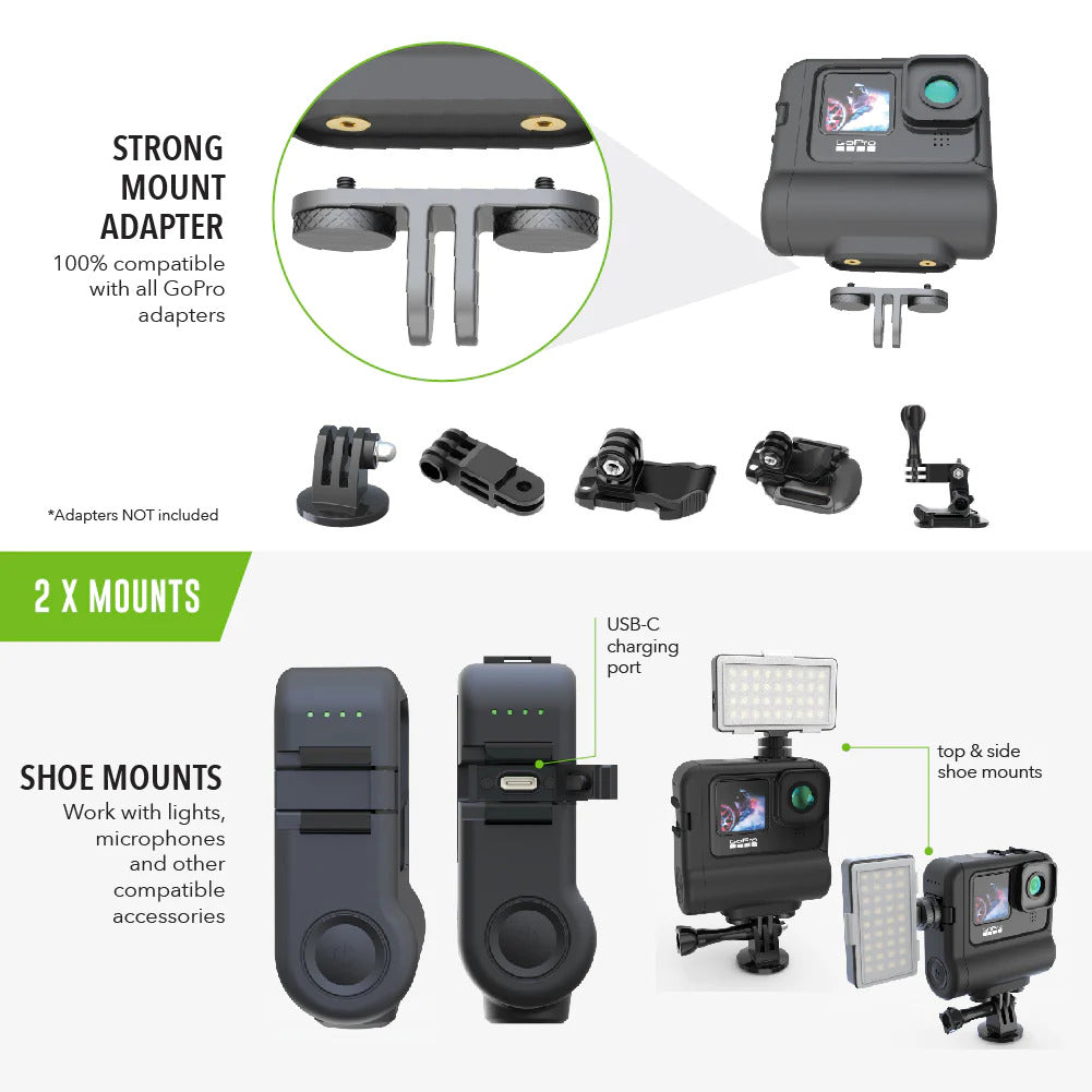 Re-Fuel 9Hr ActionPack GoPro 9&10 Extended Battery