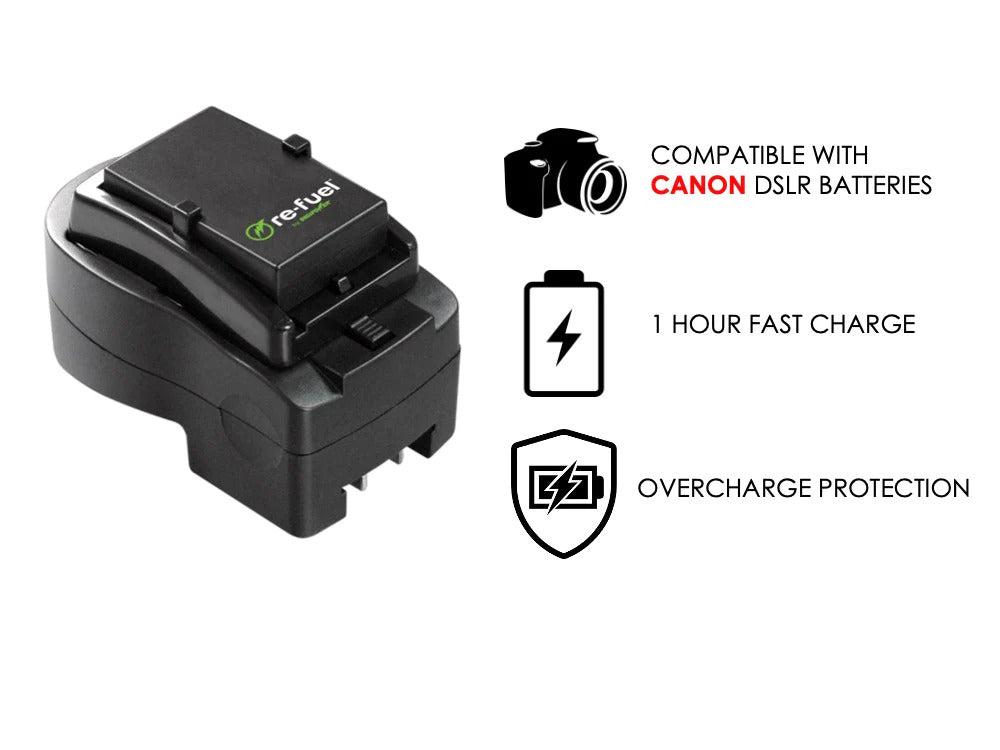 Re-Fuel Battery Charger for Canon Digital Camera