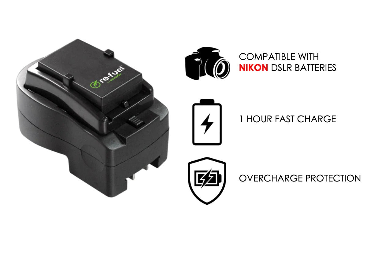 Re-Fuel Battery Charger for Nikon Digital Camera