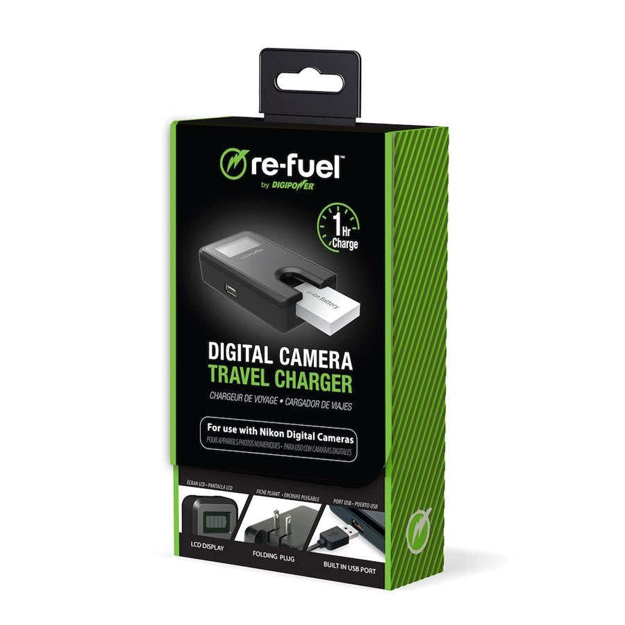 Re-Fuel Travel Charger for Nikon with USB