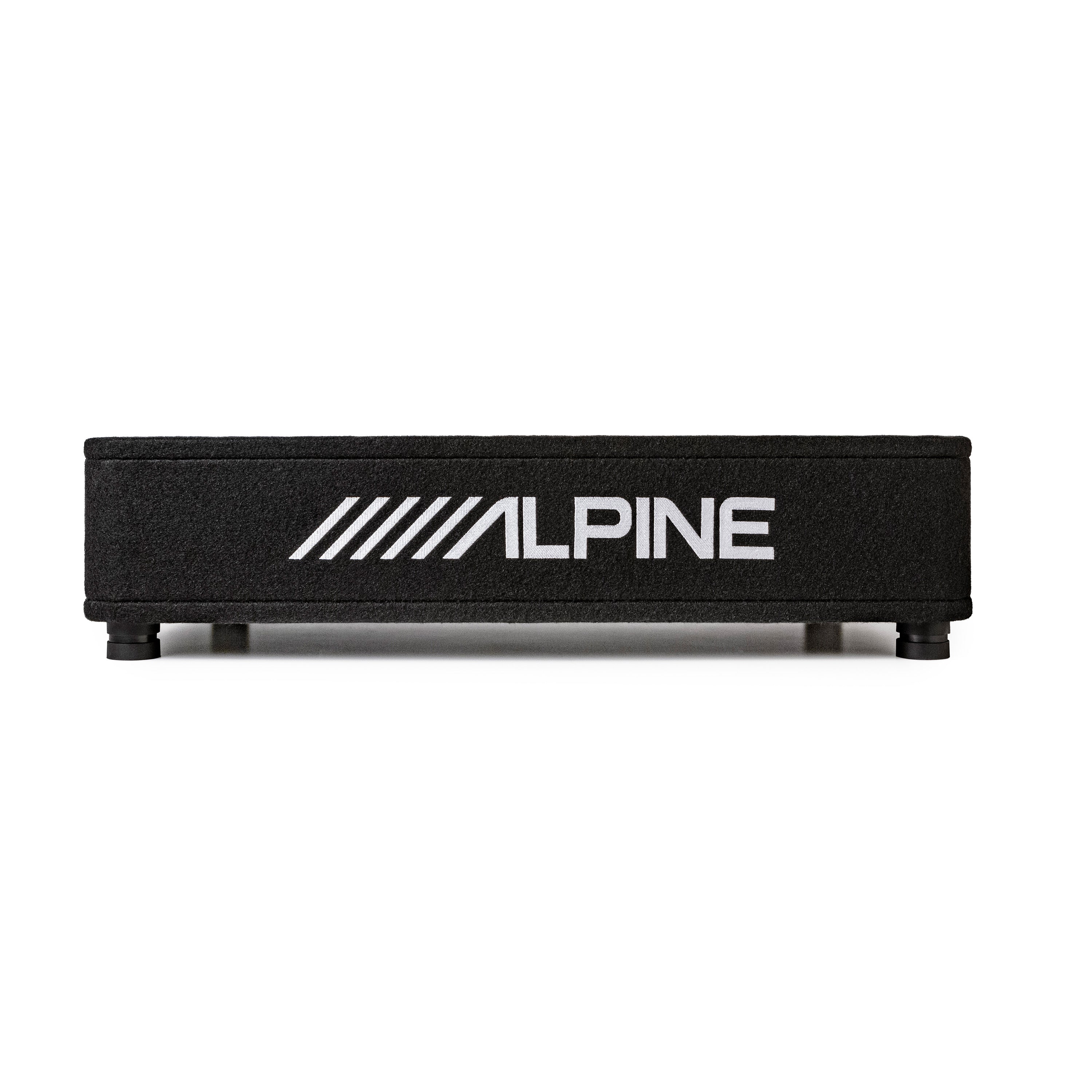 Alpine RS-SB12 12” R-Series Alpine Halo Shallow Preloaded Subwoofer Enclosure