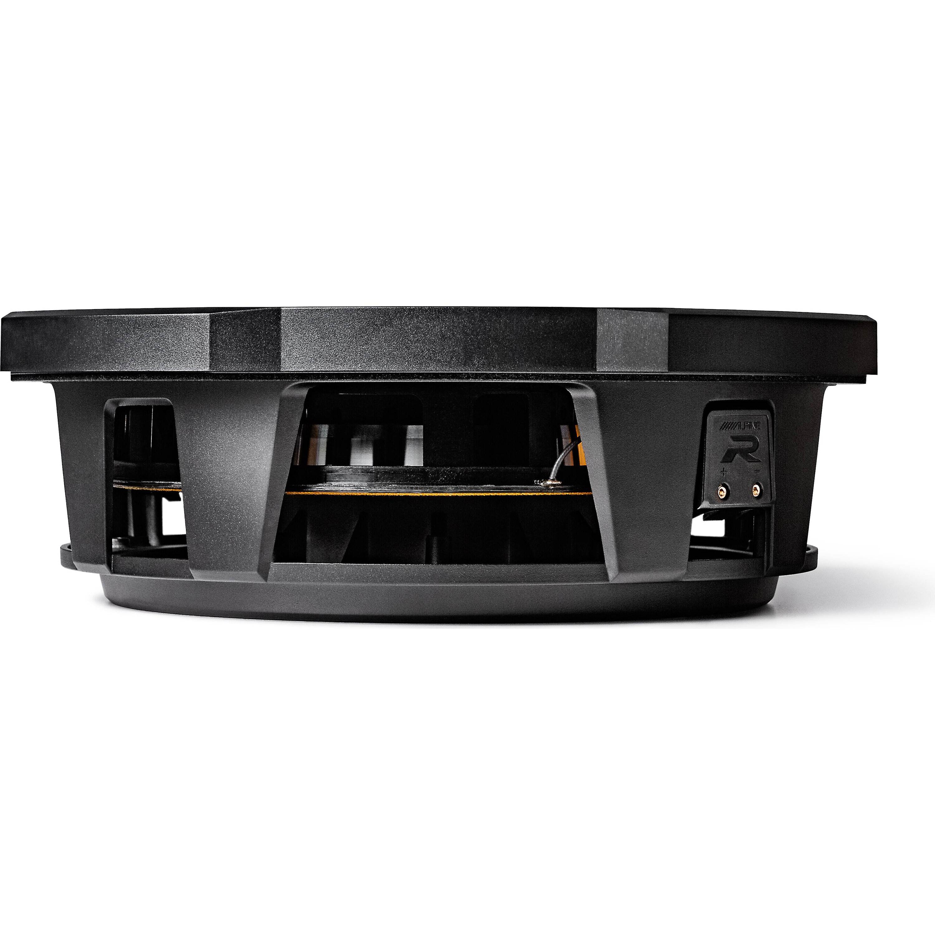 Alpine RS-W10D2 10” R-Series Shallow Subwoofer (Dual 2 Ohm)