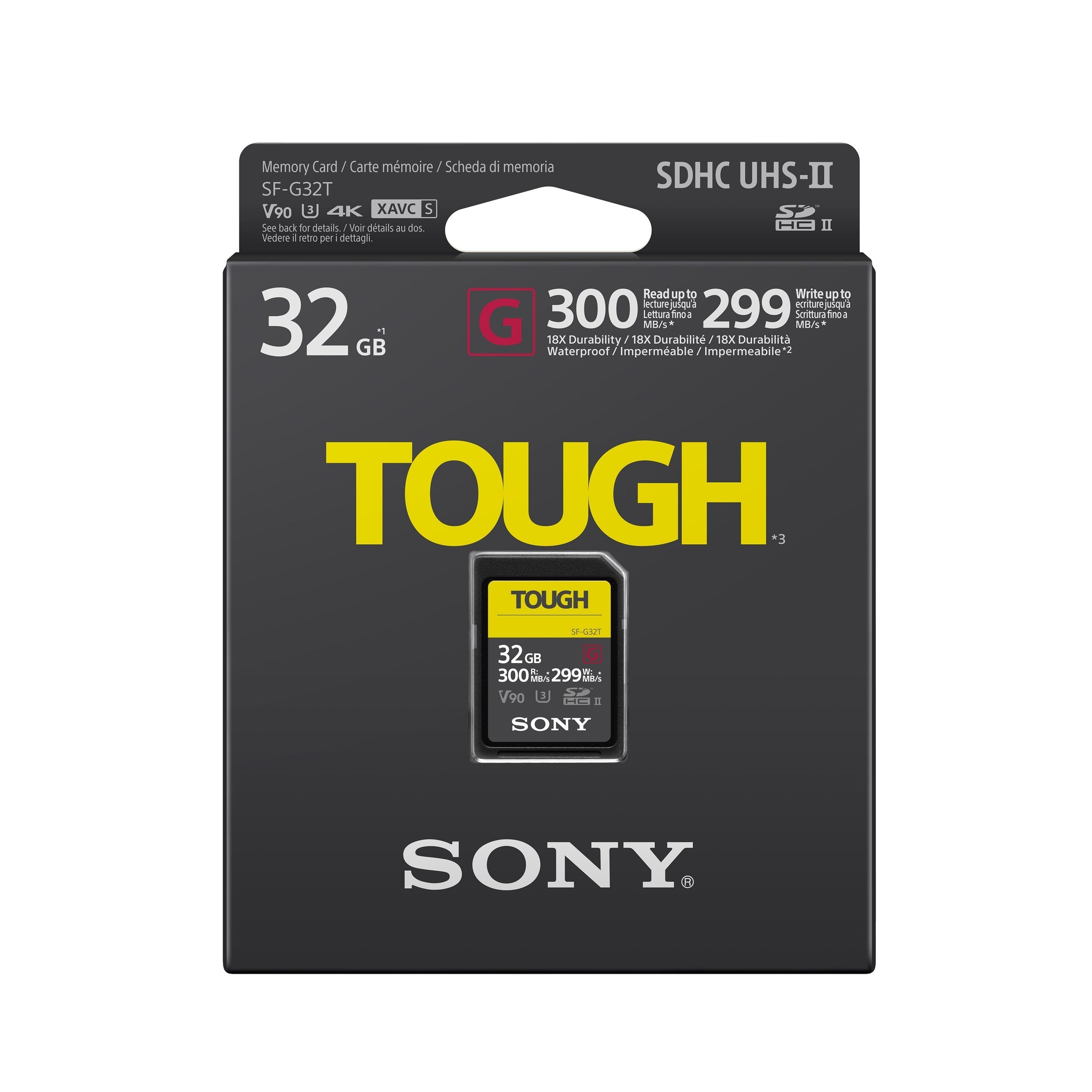 Sony TOUGH G Series UHS-II SDXC Memory Card