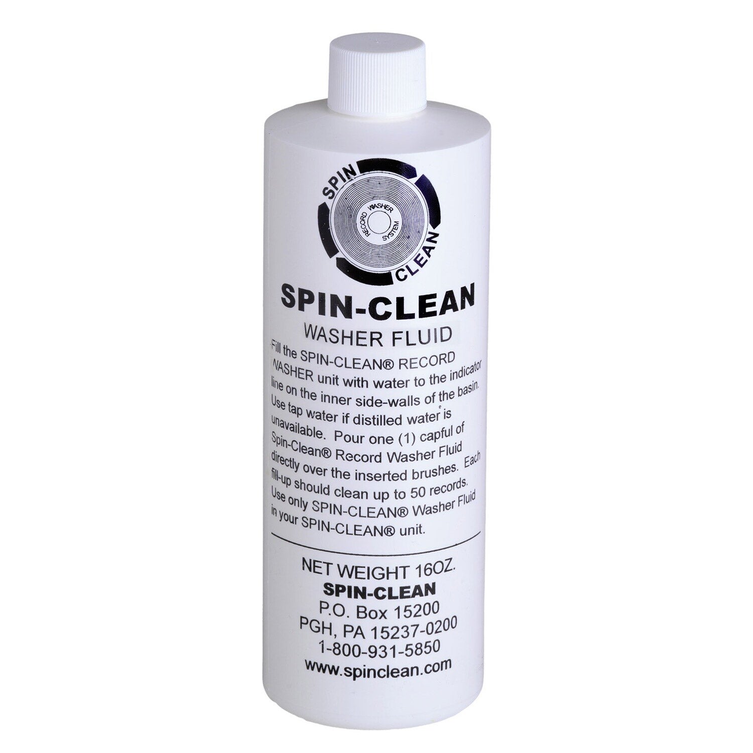 Spin Clean Washer Fluid 16 Oz