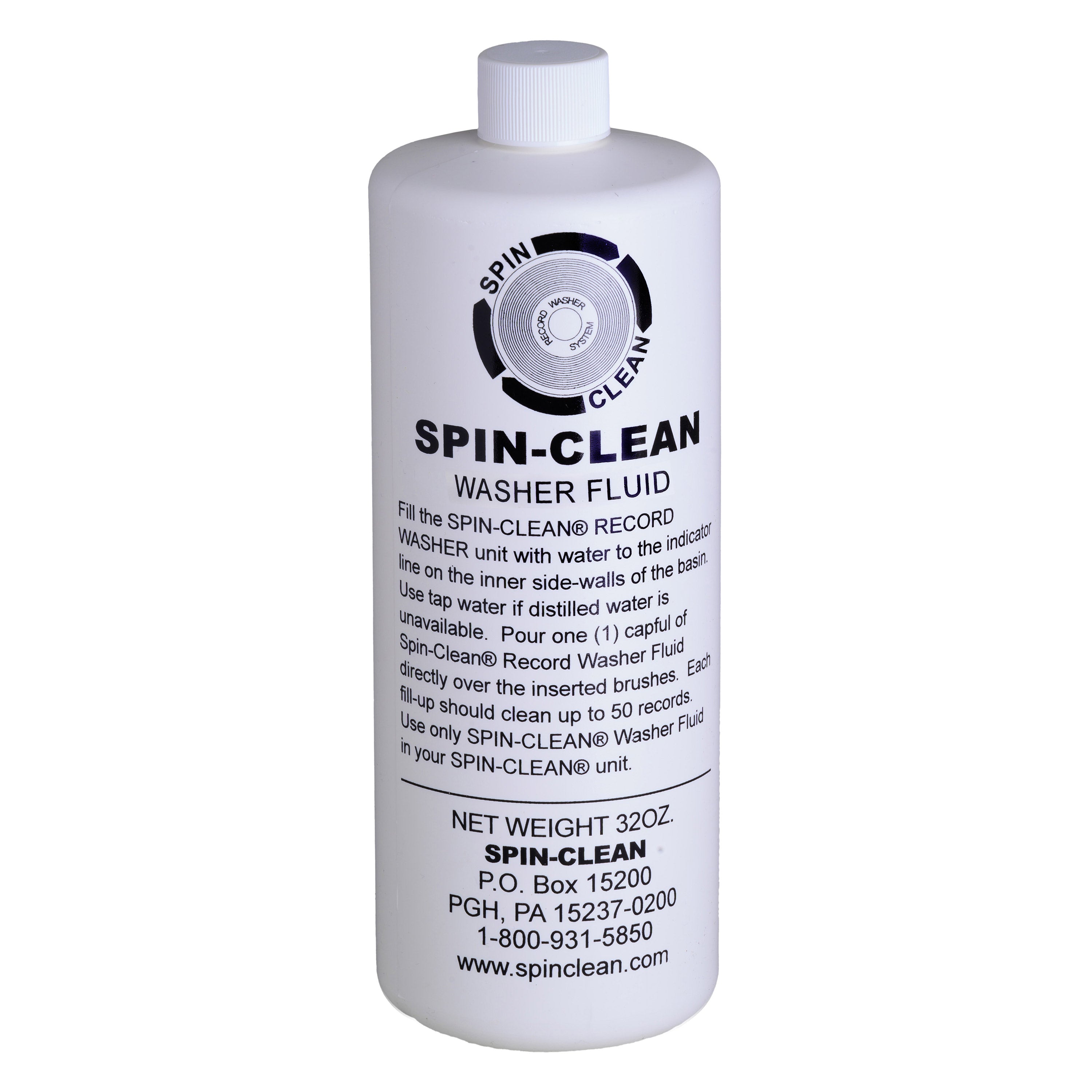 Spin Clean Washer Fluid 32 Oz