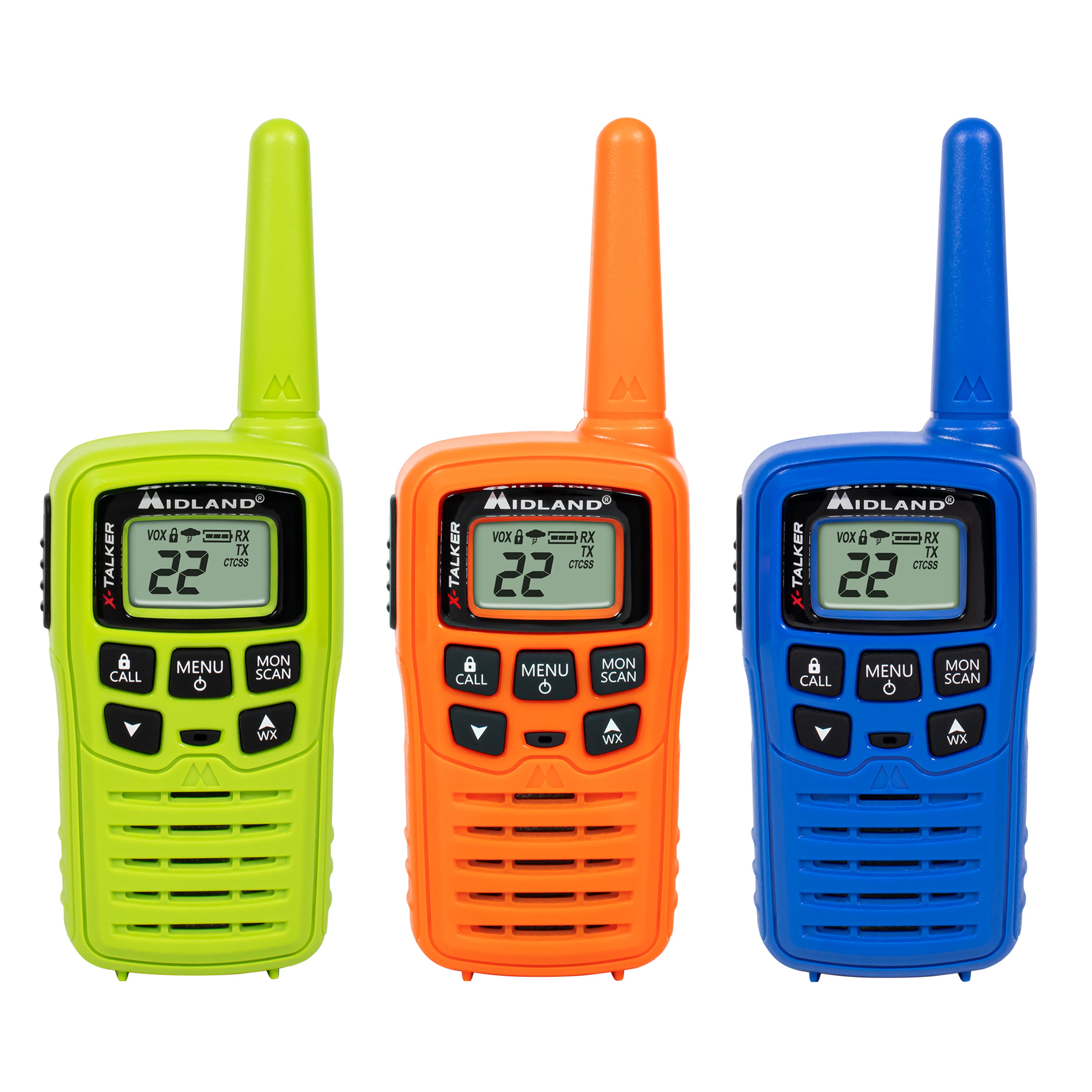 Midland X-Talker T10 Two-Way Radios (3 Pack)