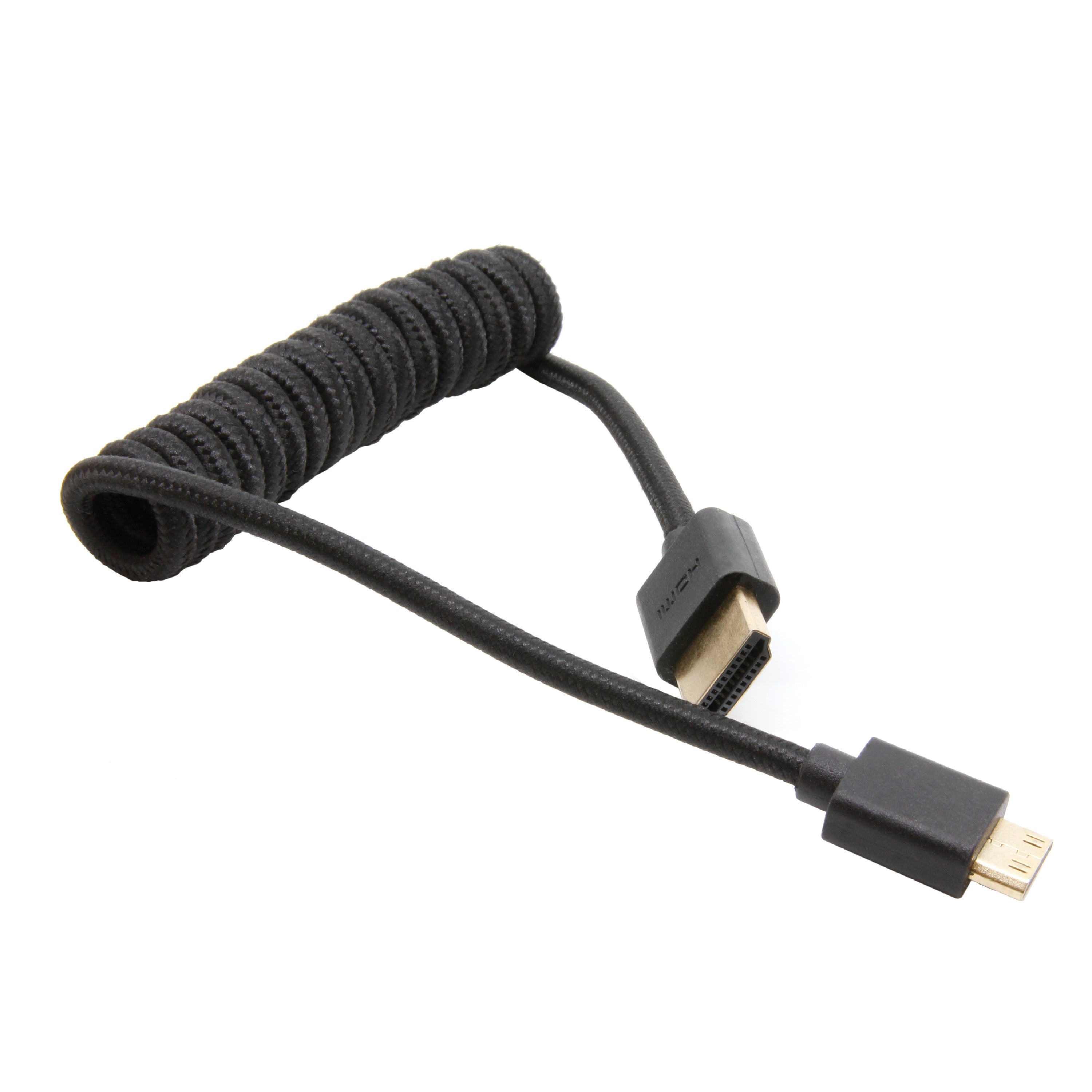 Ultralink Performance Coiled HDMI Cable HDMI A to HDMI C (Mini HDMI) - 1ft