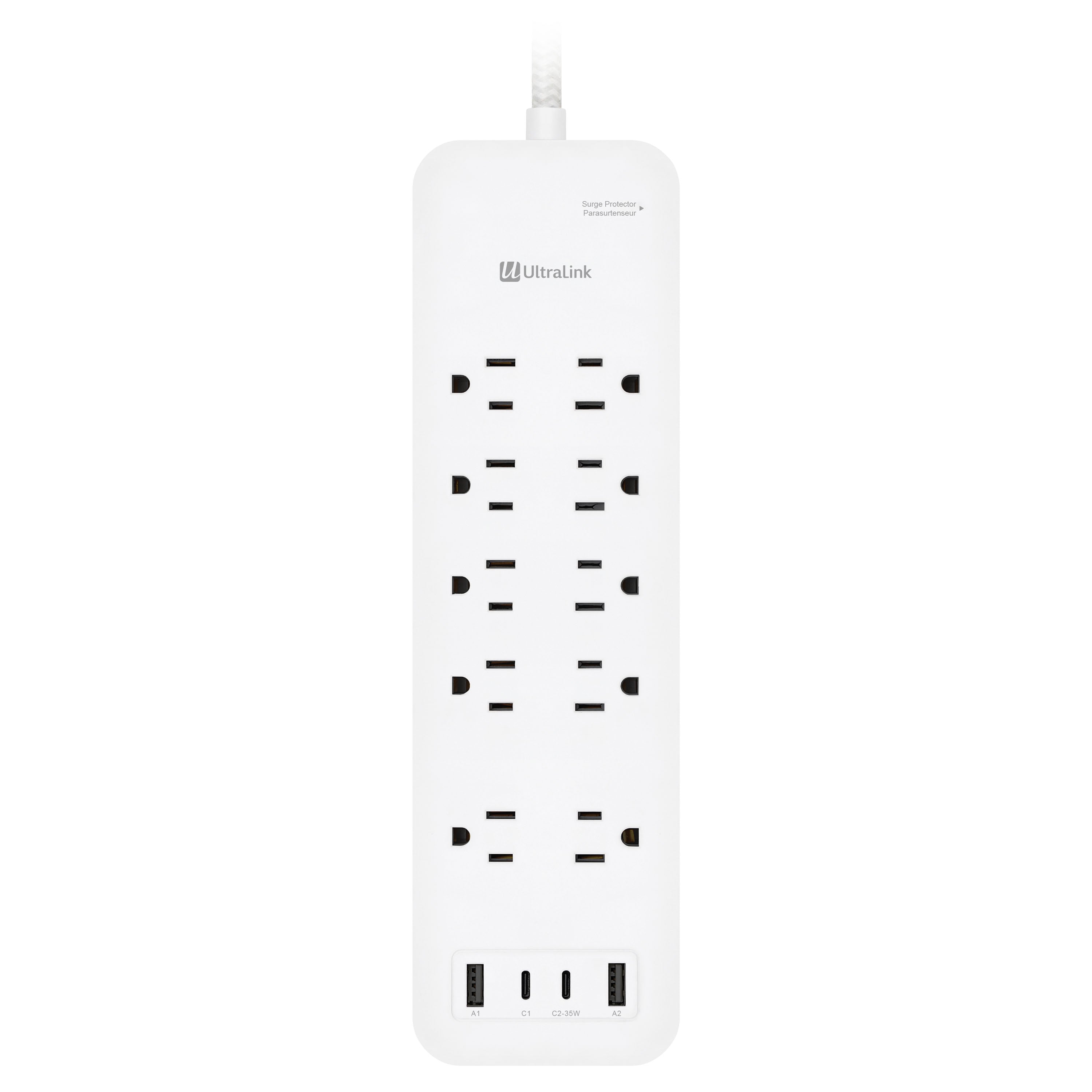 Ultralink Performance Surge Protector 10 AC Outlet + 4 USB