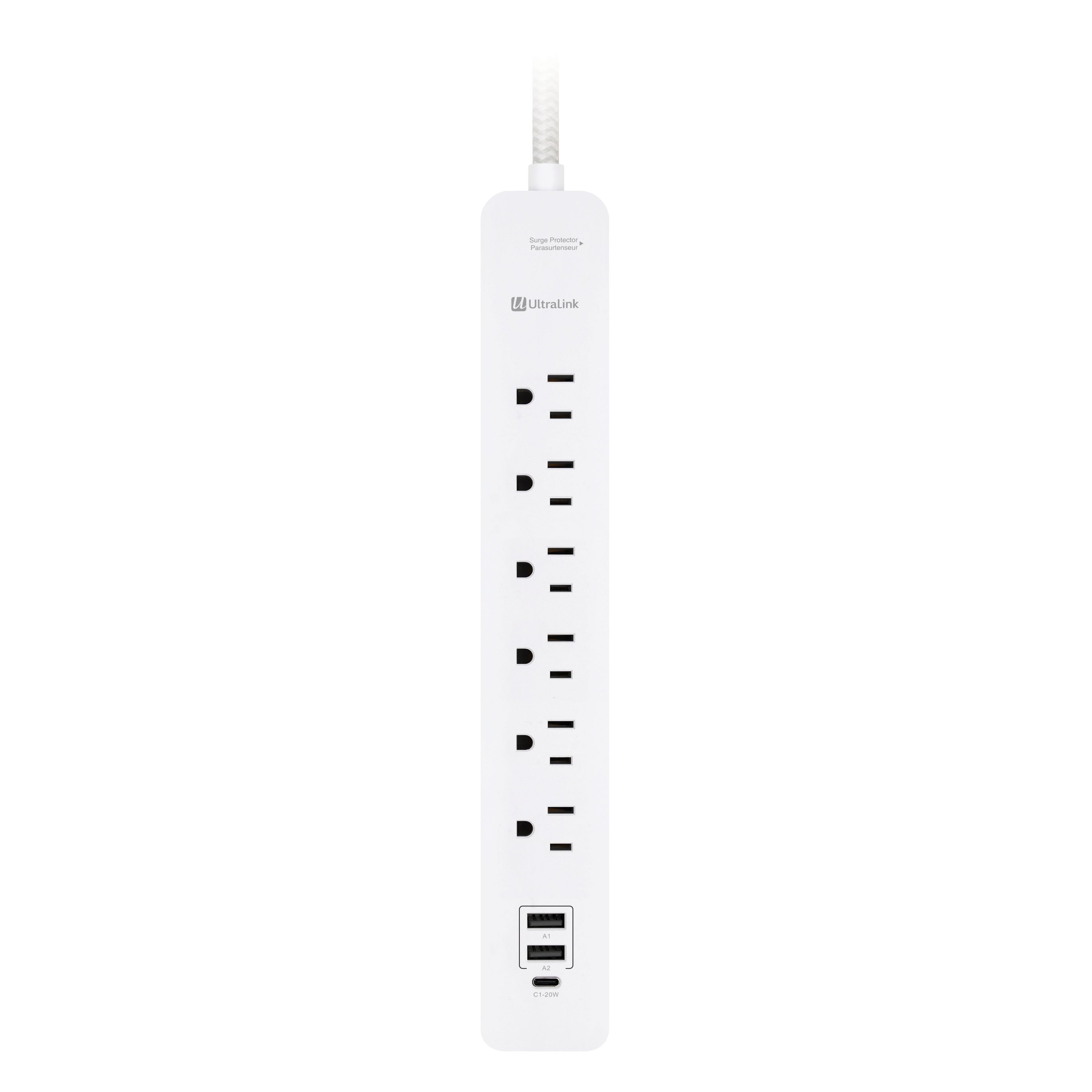 Ultralink Performance Surge Protector 6 AC Outlet + 3 USB