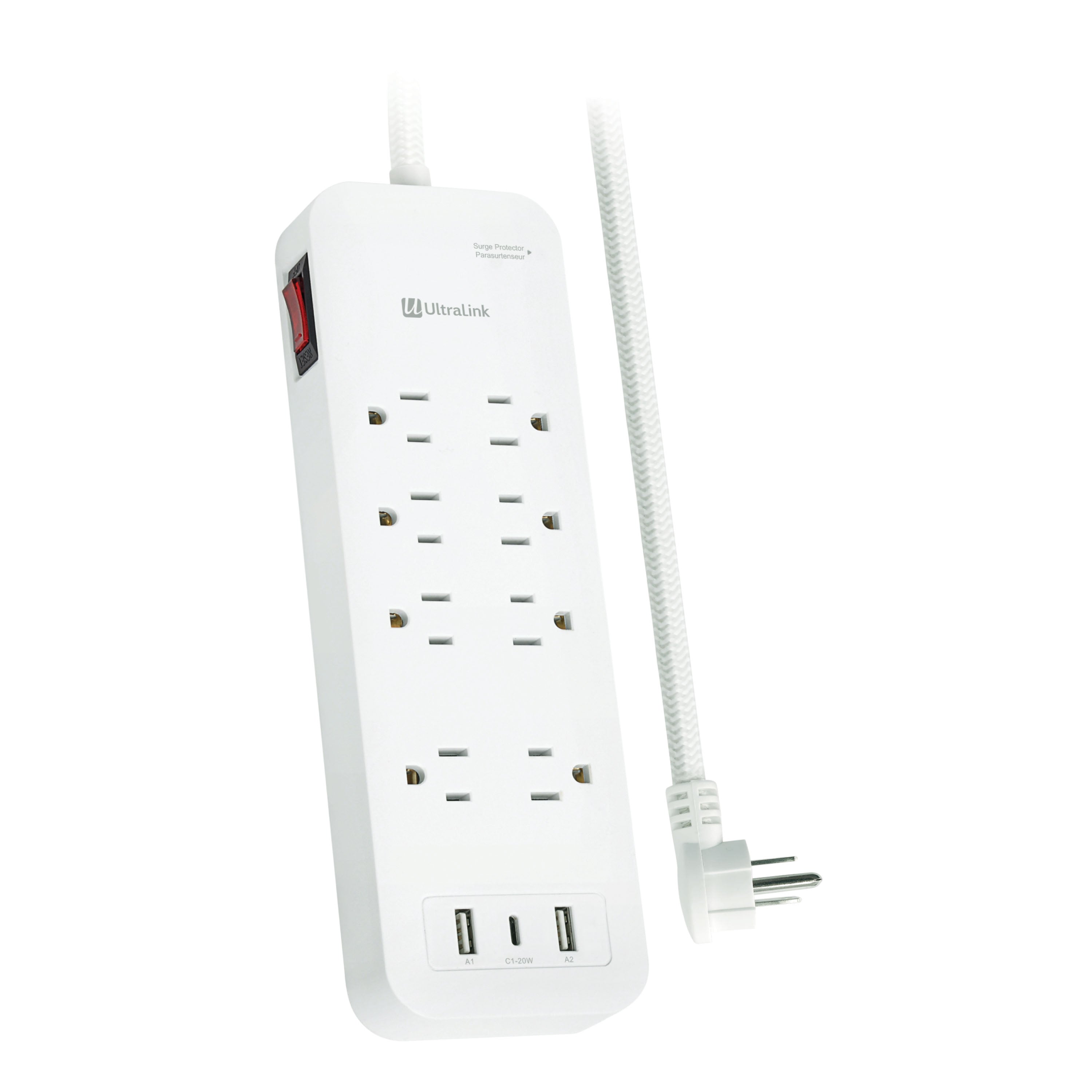 Ultralink Performance Surge Protector 8 AC Outlet + 3 USB