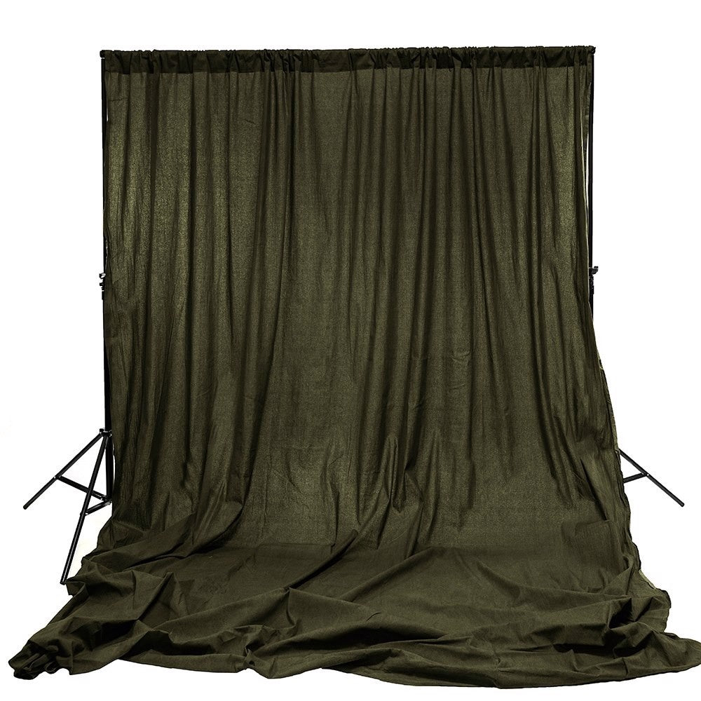 Savage Washed Muslin Background Forest Green