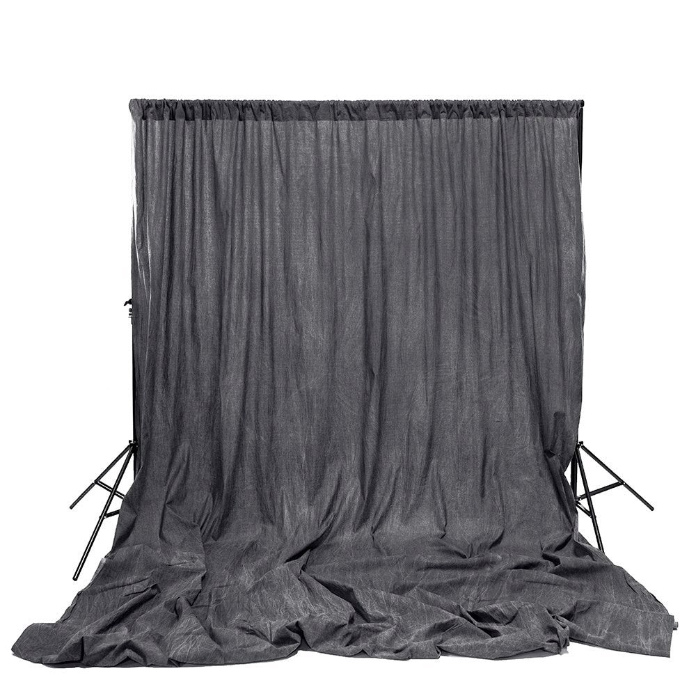 Savage Washed Muslin Background Dark Gray