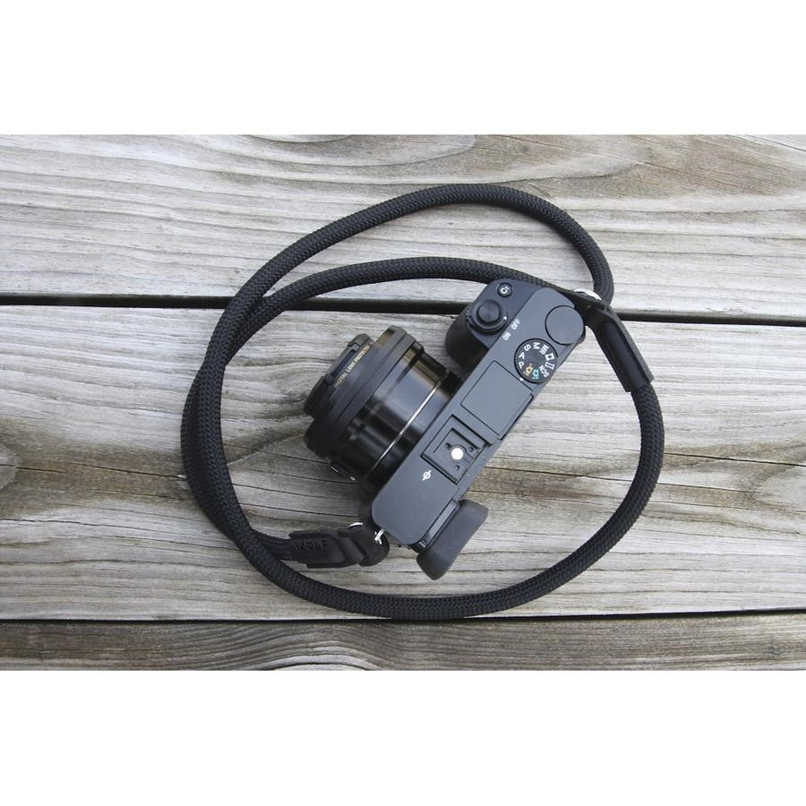 Wolf Rope Style Neck Strap Black