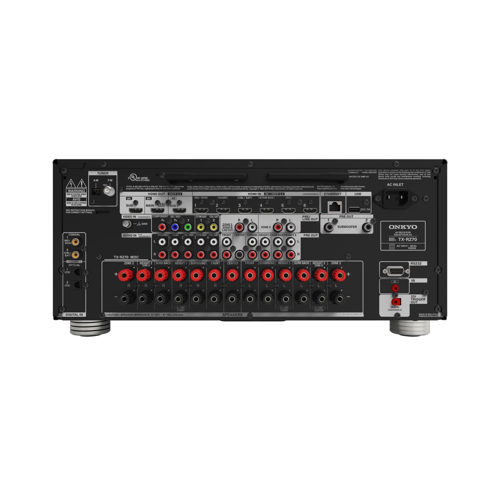 Onkyo TX-RZ70 11.2-Channel AV Receiver