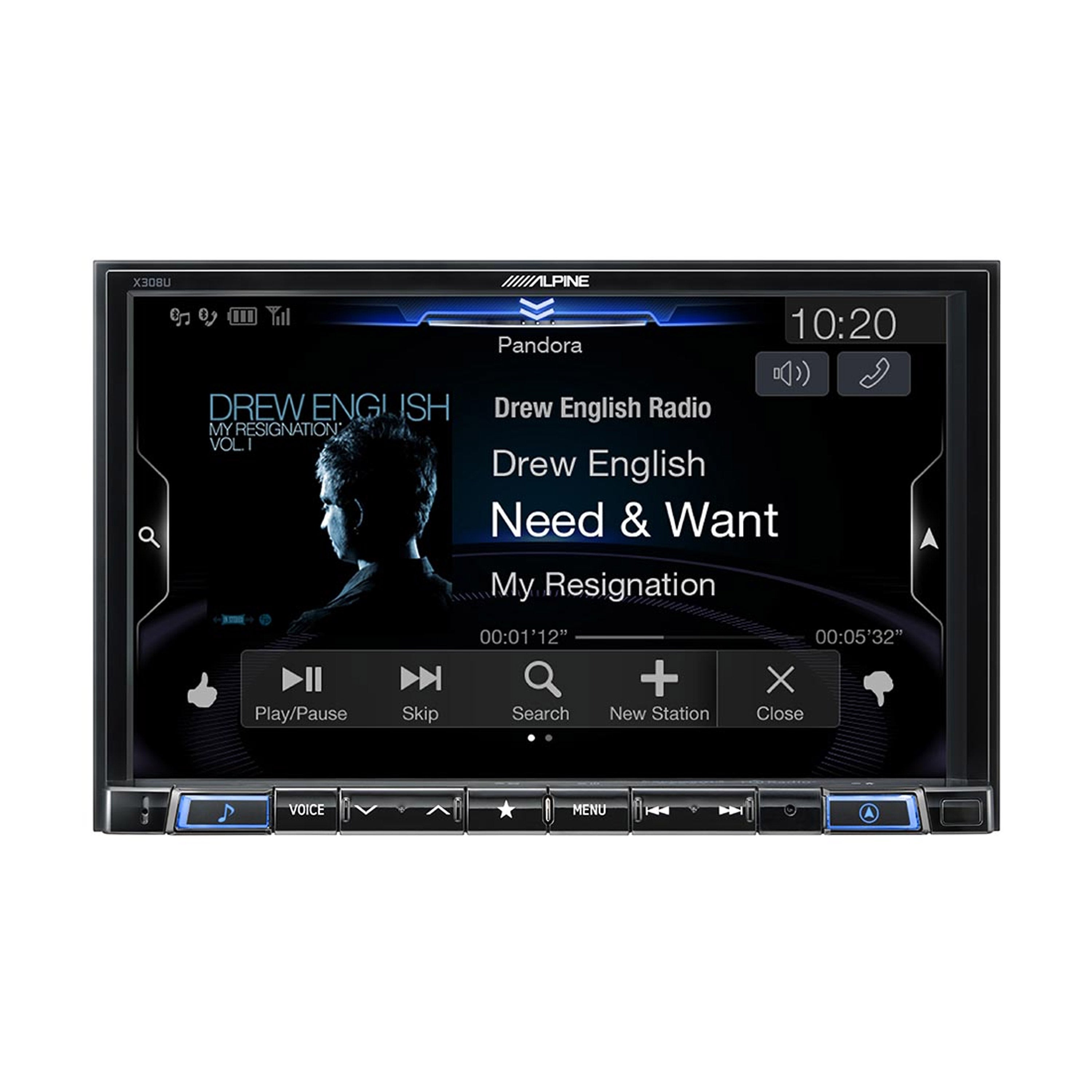 Alpine X308U 8" Multimedia Receiver with GPS Navigation