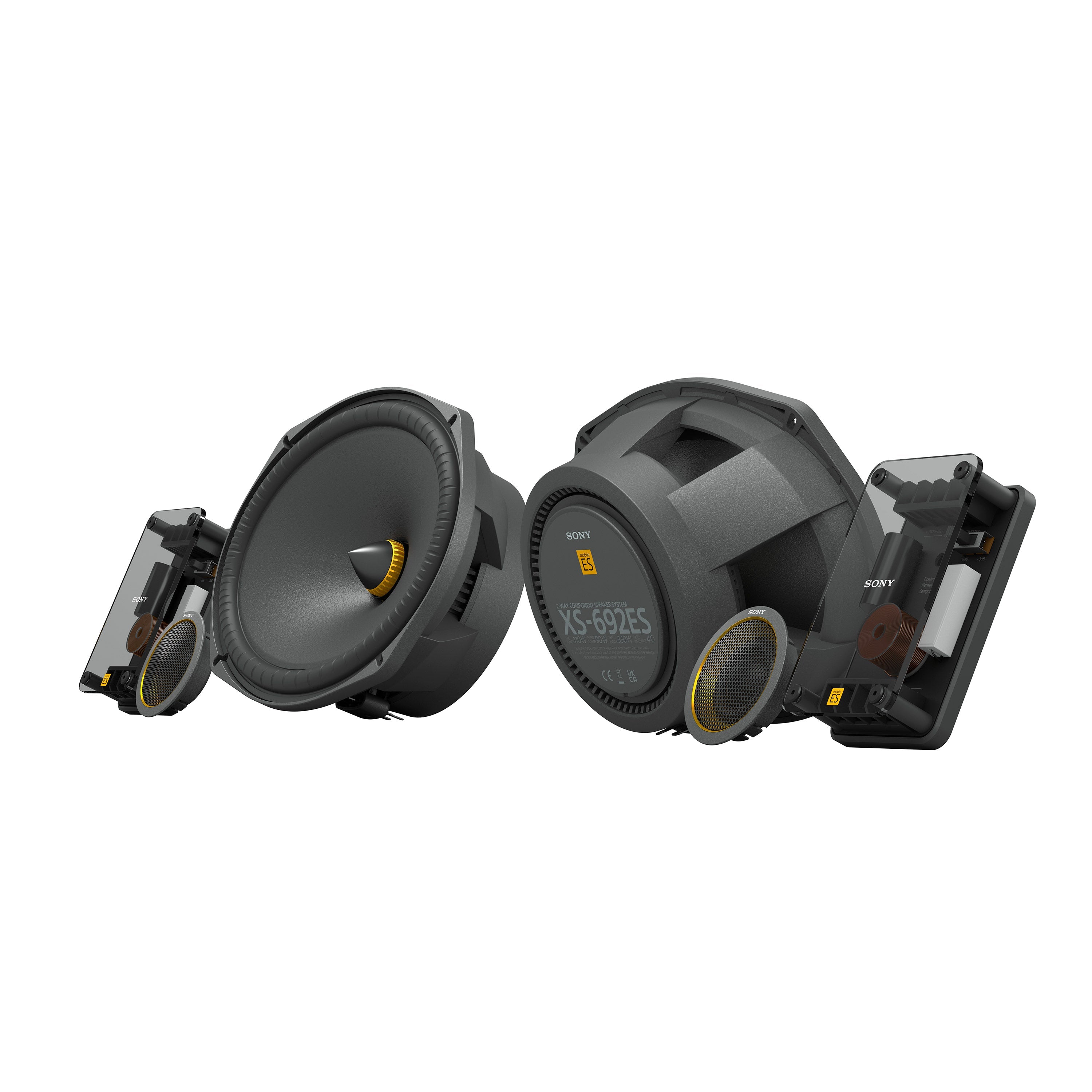 Sony XS-692ES | Mobile ES™ 6 x 9" (16 x 24 cm) 2-Way Component Speakers