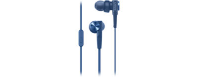 Sony MDR-XB55AP EXTRA BASS™ In-ear Headphones (Blue)