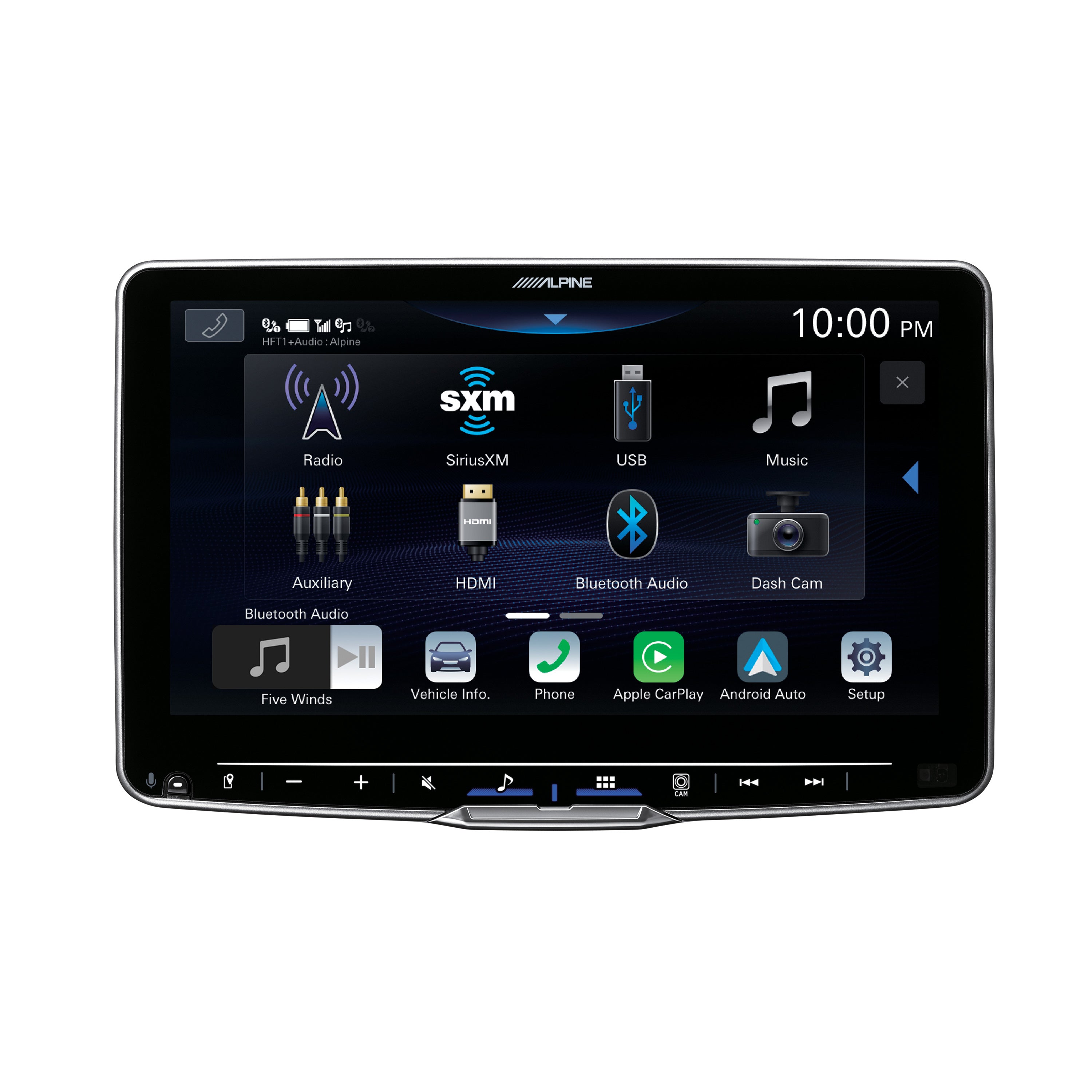 Alpine iLX-F509 Halo9 Multimedia Receiver with 9-inch Floating Touchscreen Display