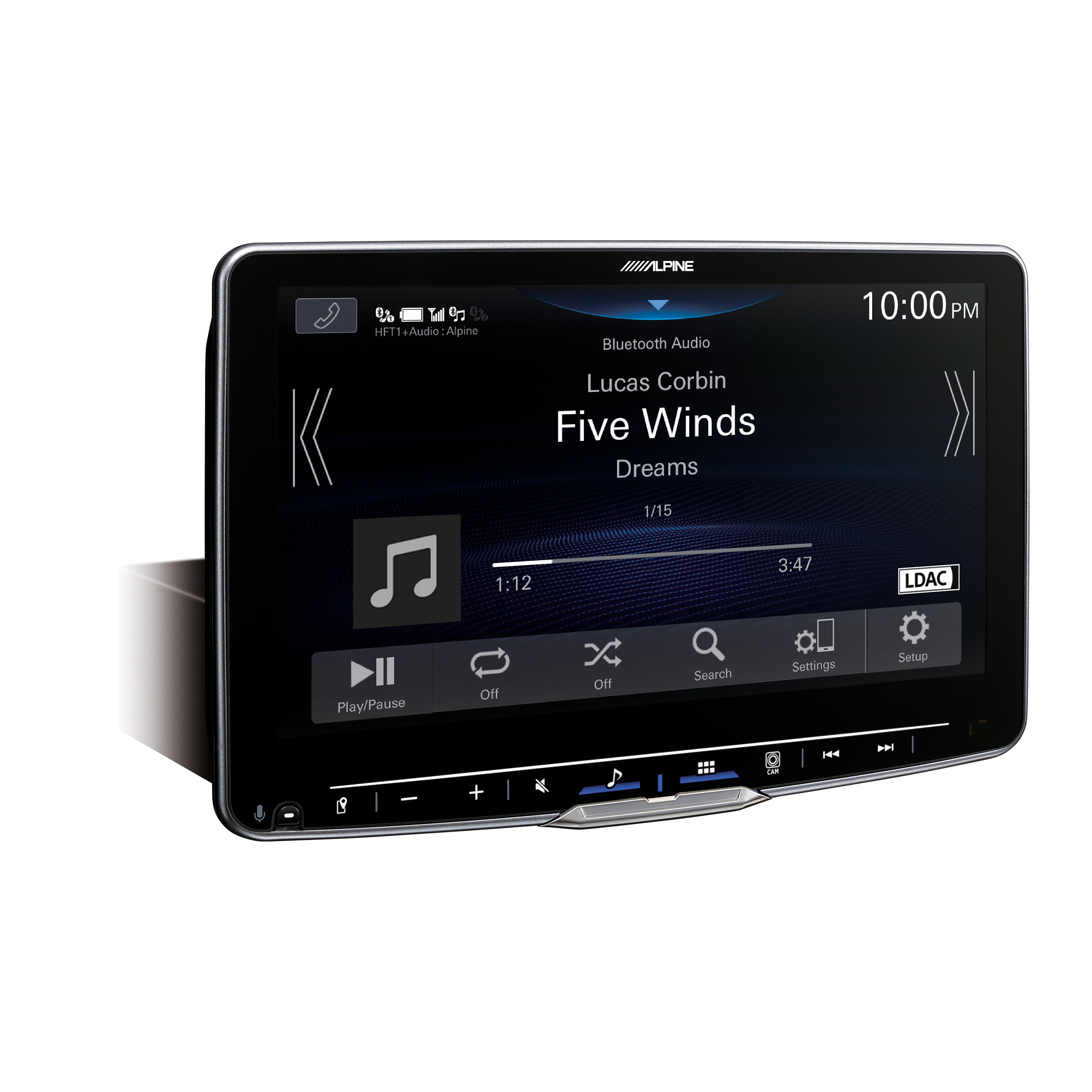 Alpine iLX-F509 Halo9 Multimedia Receiver with 9-inch Floating Touchscreen Display