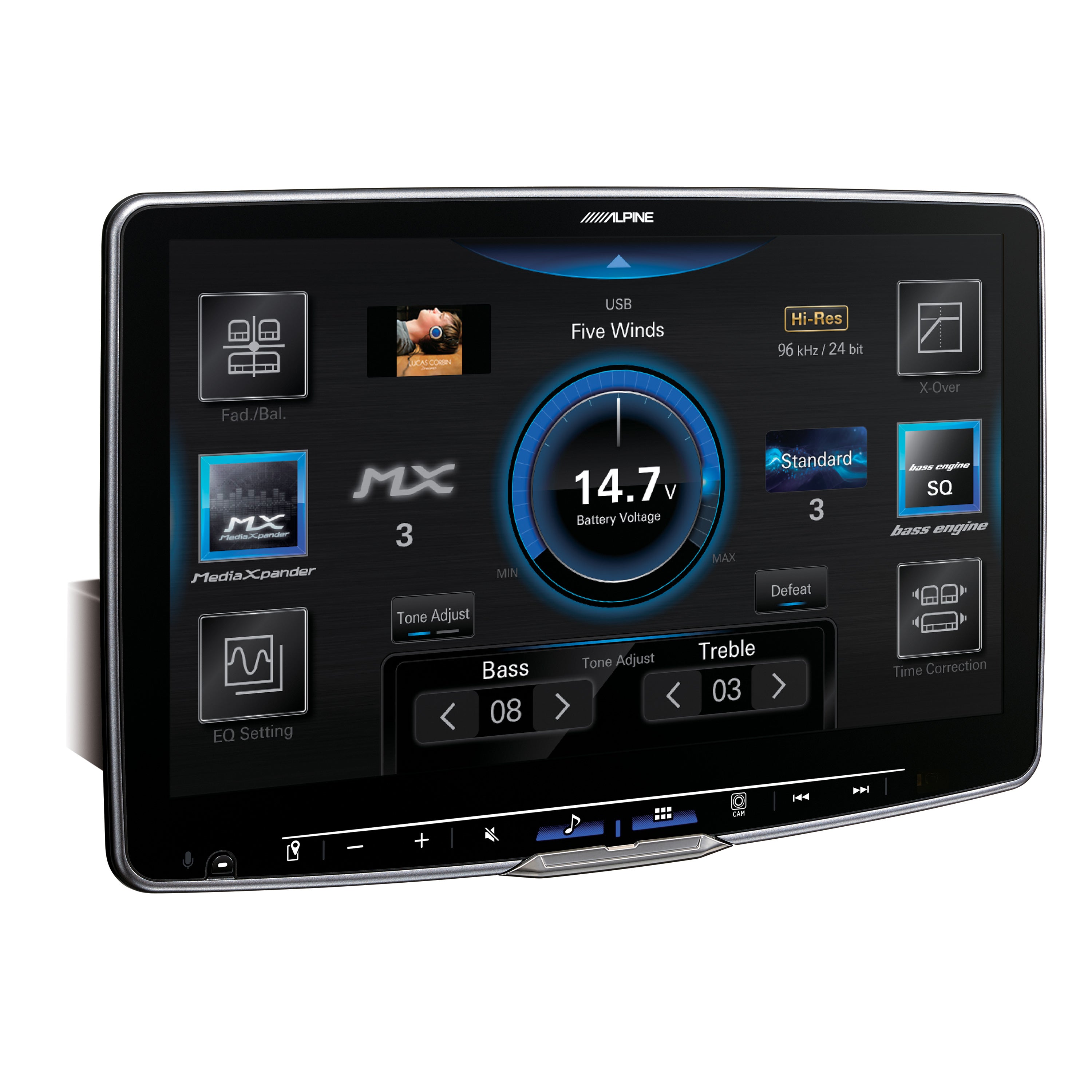 Alpine iLX-F511 Halo11 Multimedia Receiver with 11-inch Floating Touchscreen Display