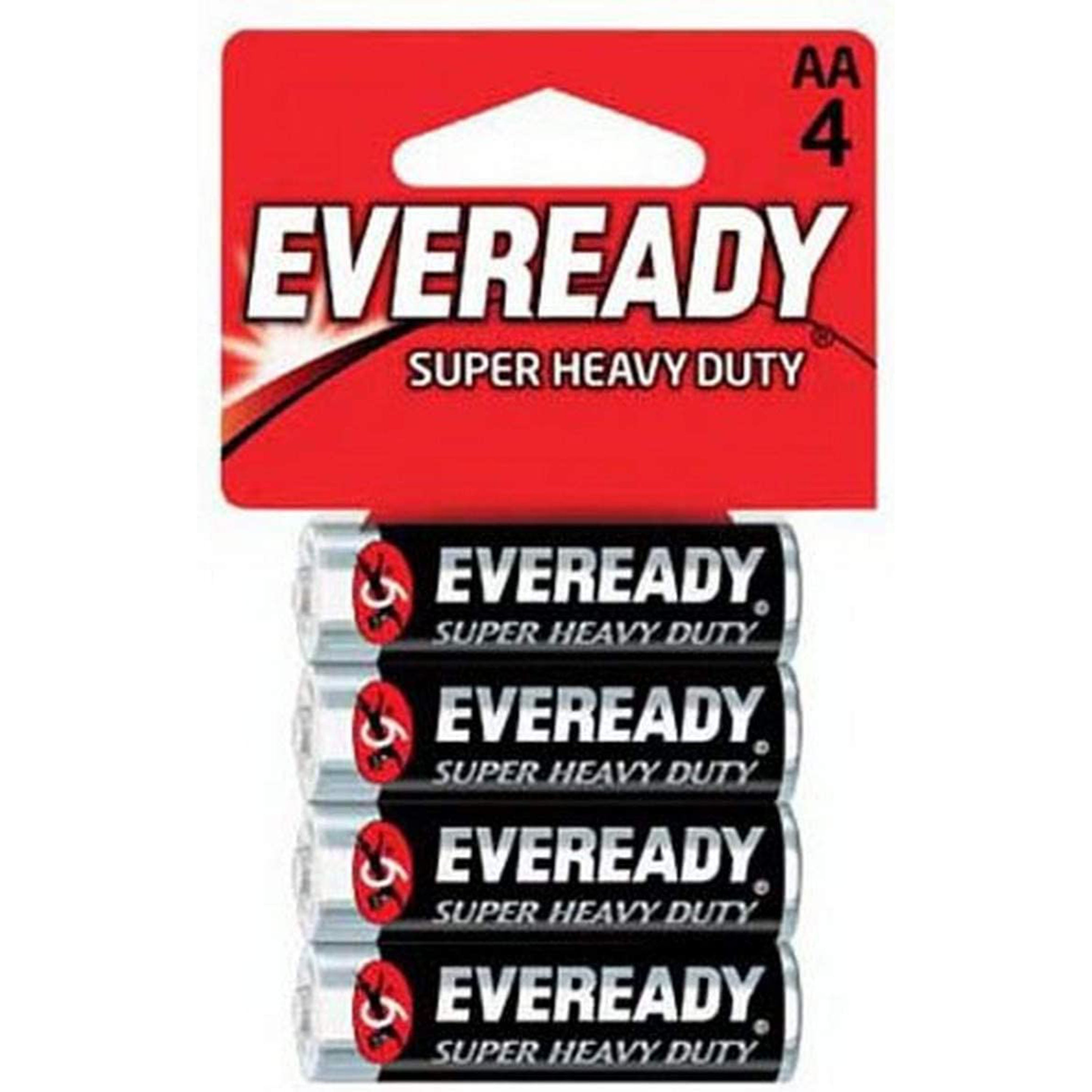 Eveready Super Heavy Duty AA (4 Pack)