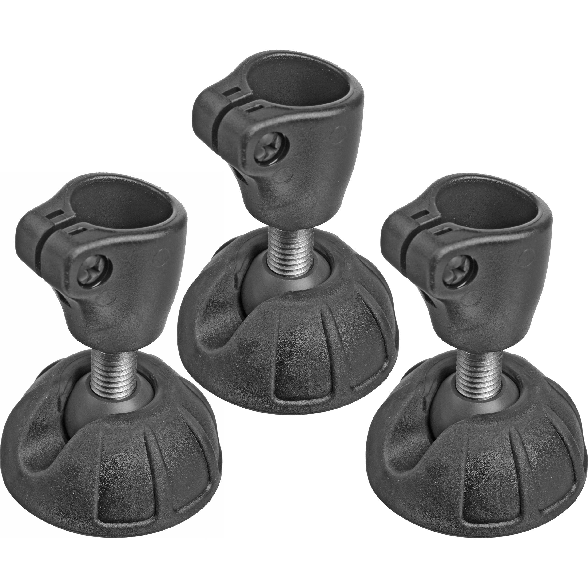 Manfrotto Suction Cup/Retractable Spiked Feet (3)