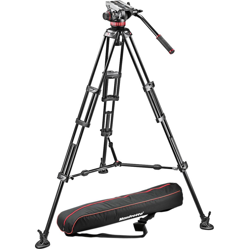 Manfrotto 546B Twin Leg Tripod w/ 502A Video Head