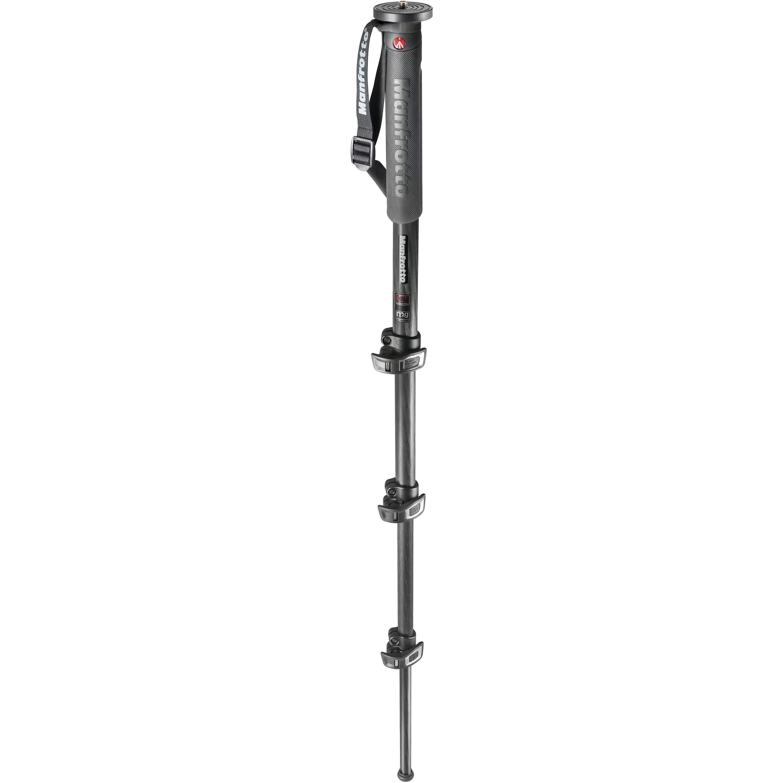 Manfrotto XPRO 4-Sec Carbon Monopod w/Lever Locks