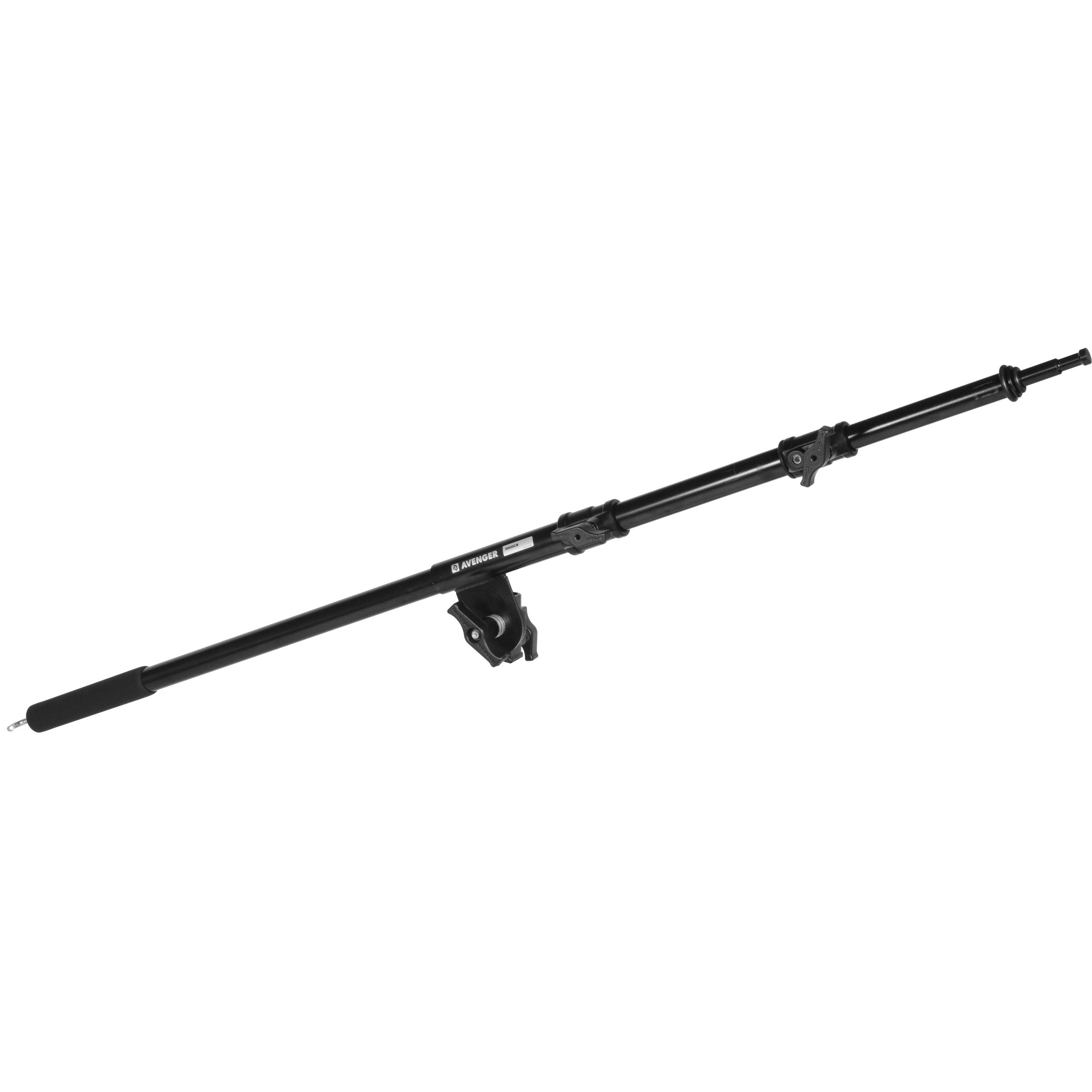 Avenger Mini Boom 3-Section Black 117-212cm