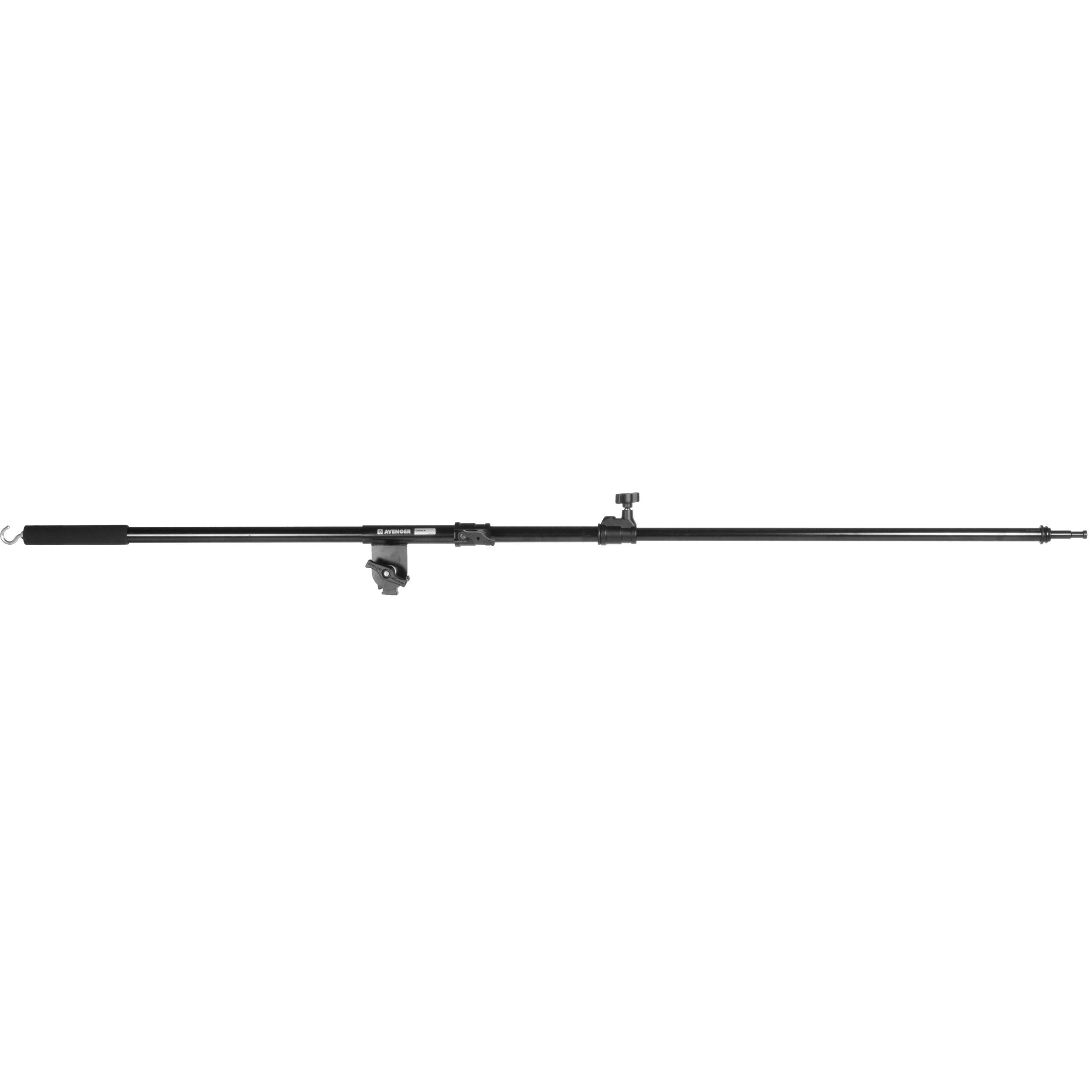 Avenger Mini Boom 3-Section Black 117-212cm