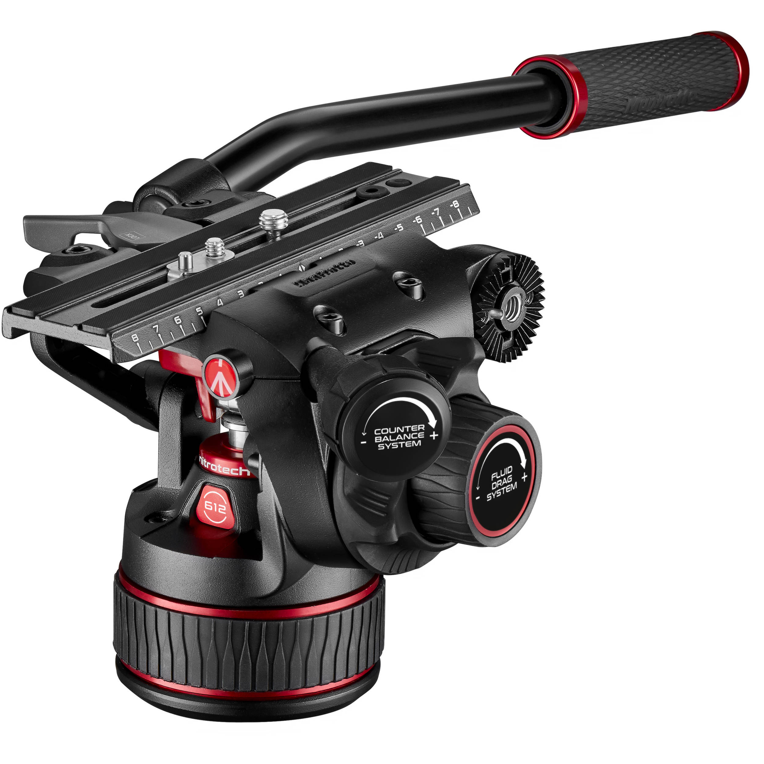 Manfrotto Nitrotech 612 Series with 645 Fast Twin Alu Tripod