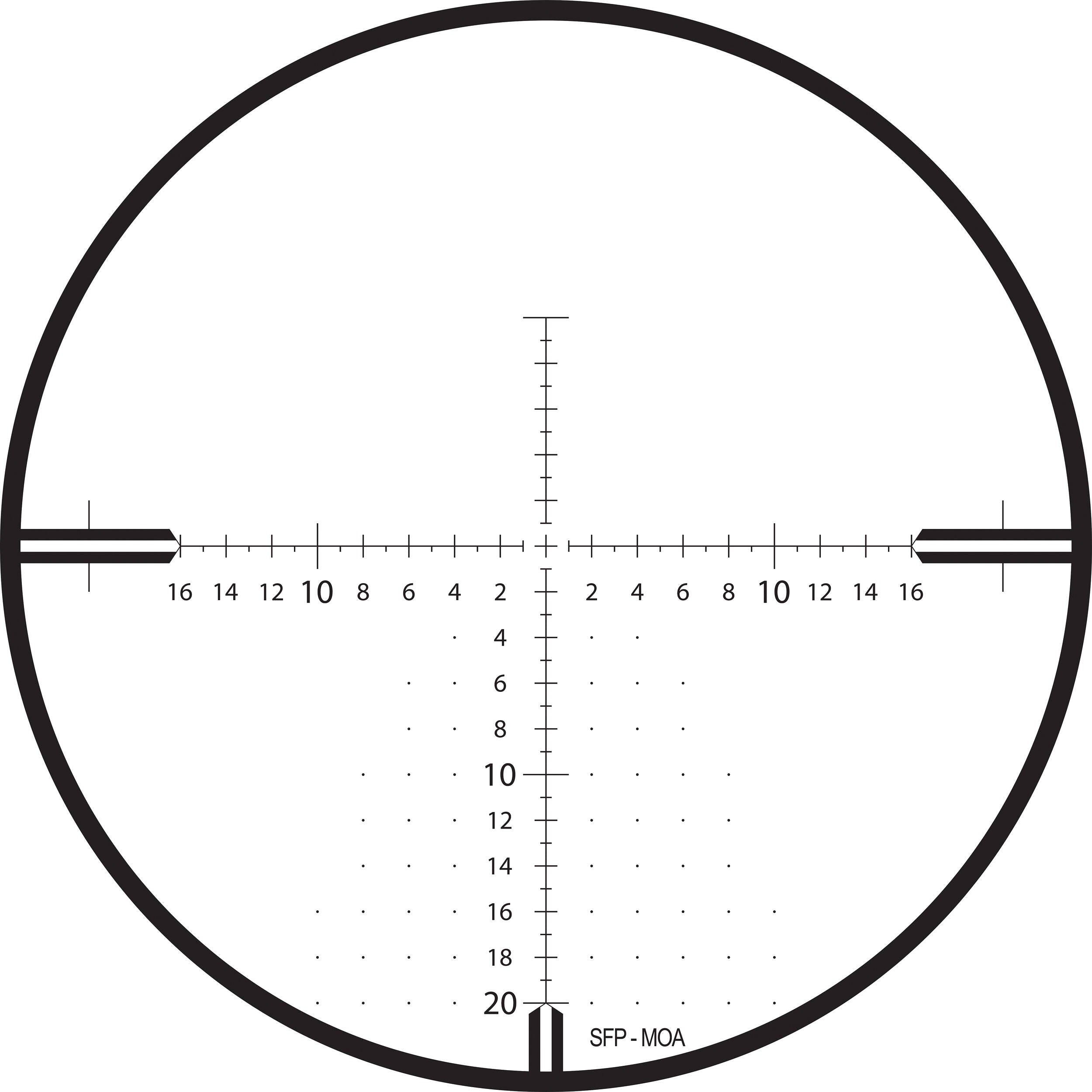 Zeiss Conquest V4 6-24X50 W/ #65 ZMOAi - T20 Illuminated Ballistic Reticle