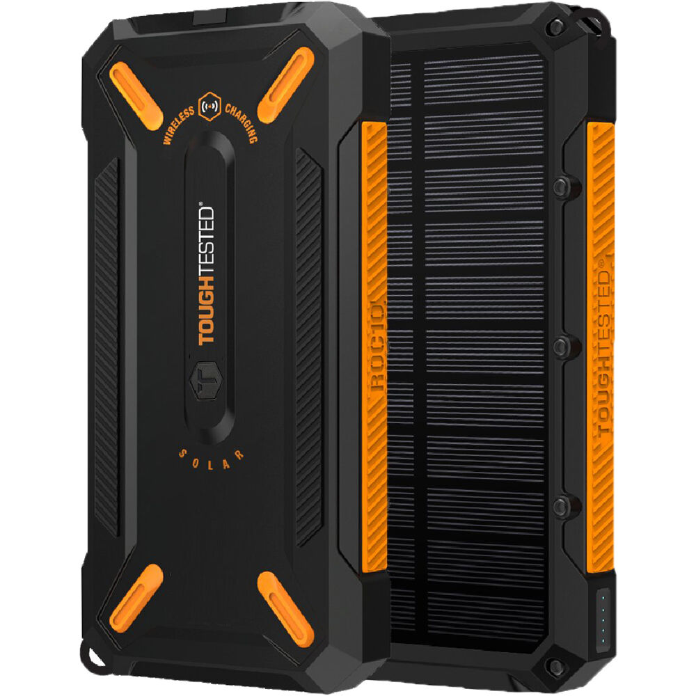 ToughTested ROC10 10,000mAh Solar Power Bank