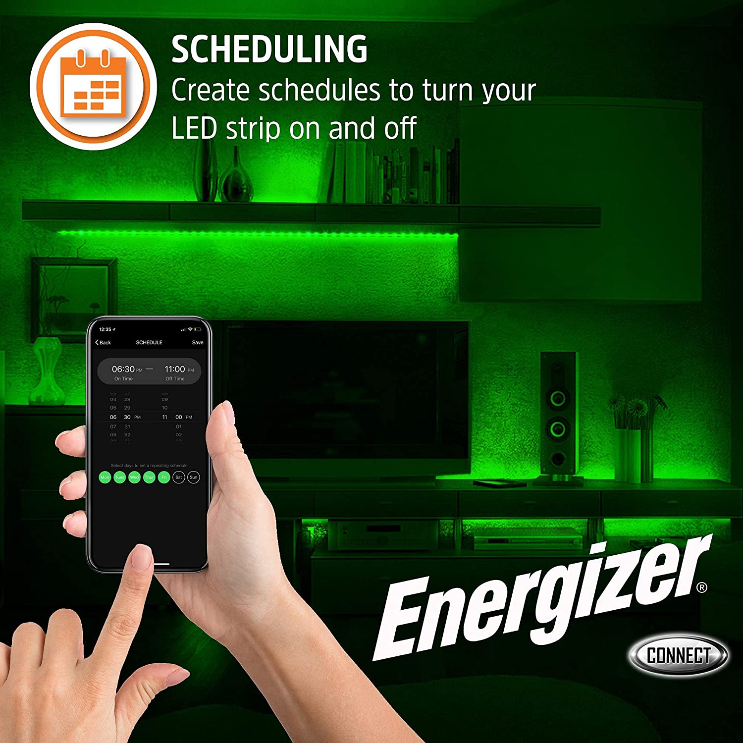 Energizer White & Mutli Color Wi-Fi  5M LED Strip