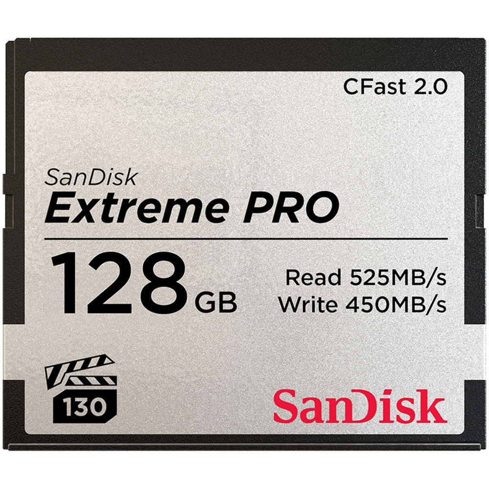 Sandisk Extreme PRO 128GB CFast 2.0 525MB/s card