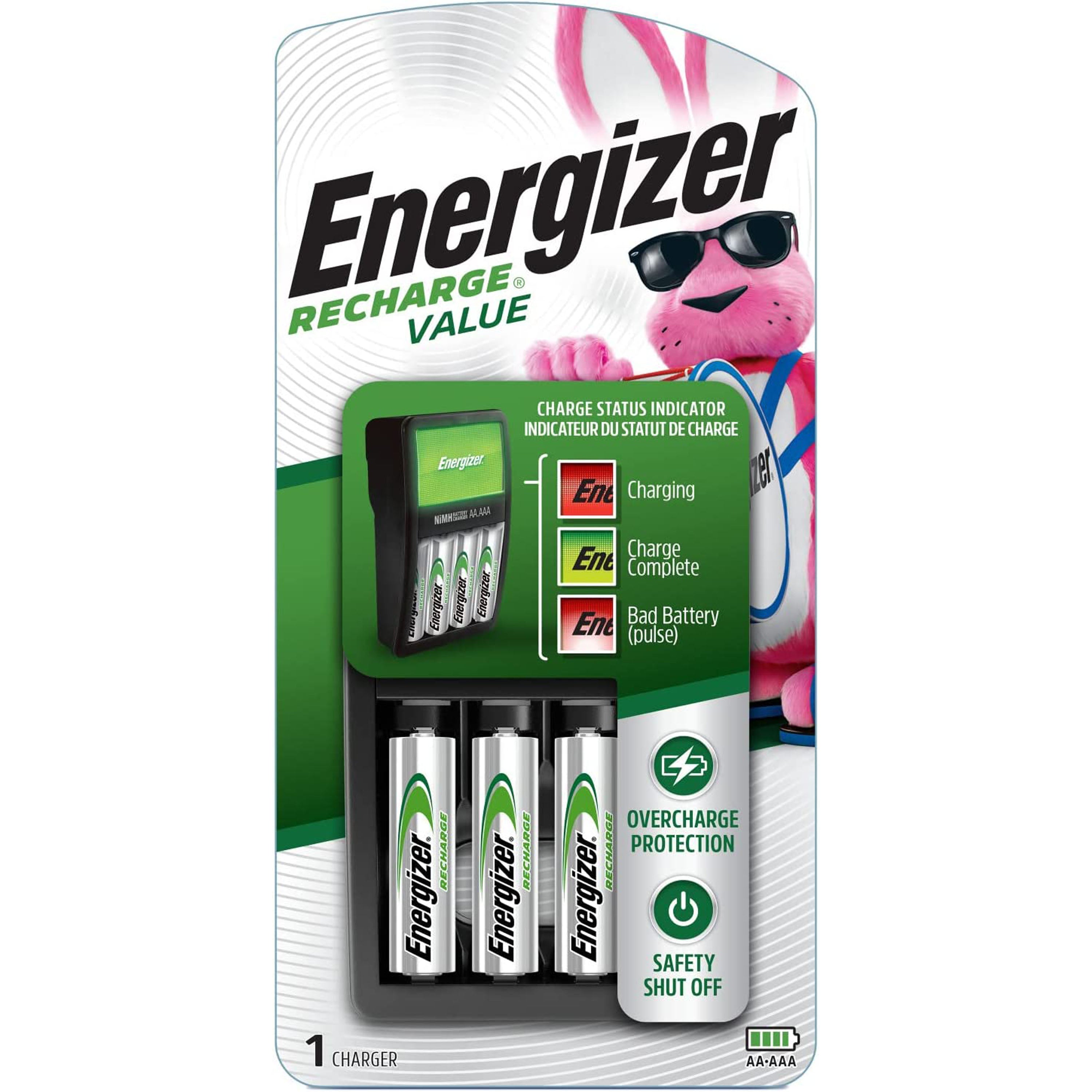 Energizer RECHARGE Value Charger with 4 AA
