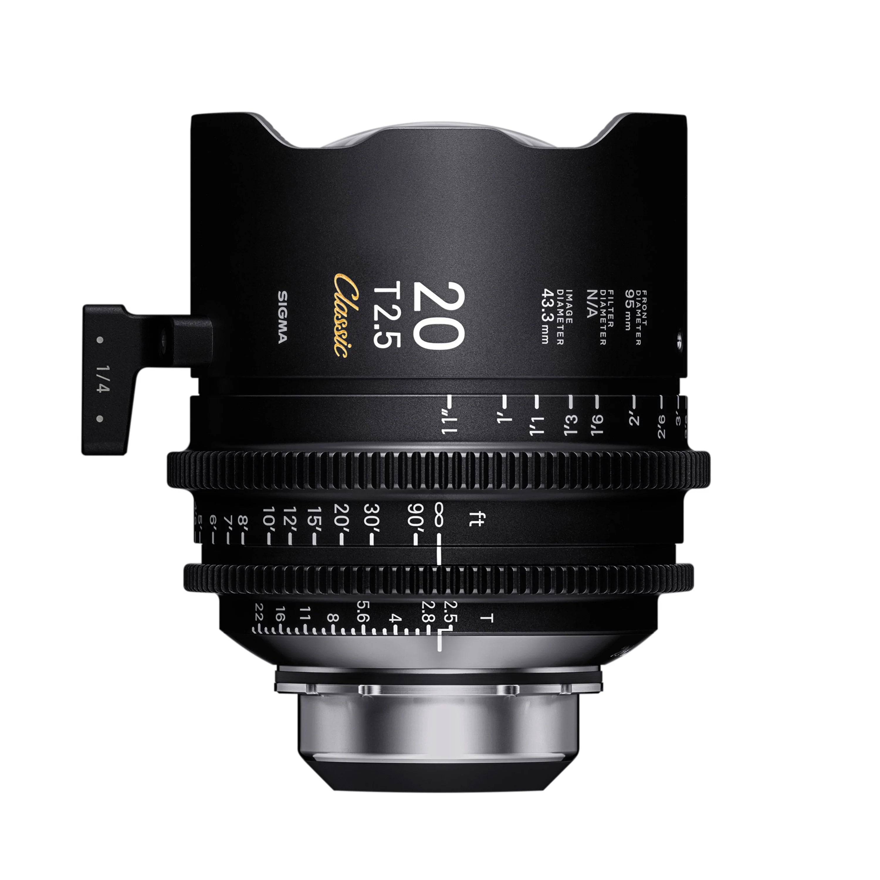 SIGMA 20mm T2.5 Cine FF Classic Prime