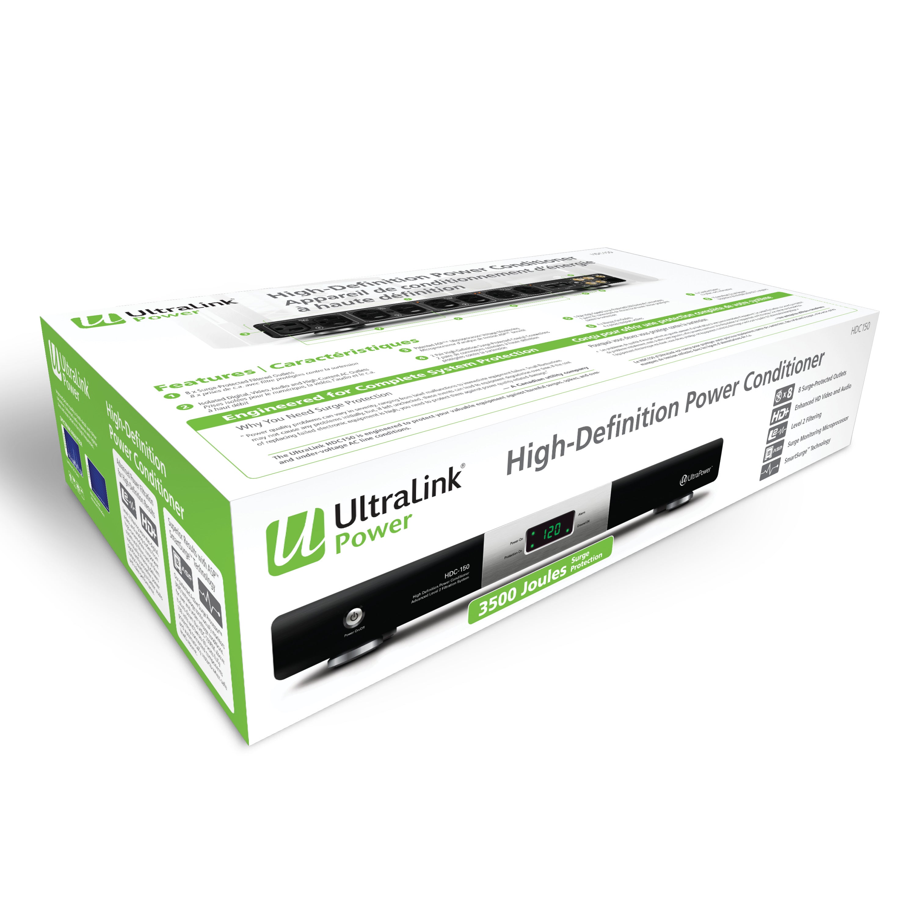 UltraLink Power: High-Definition Power Conditioner - 8 Outlet