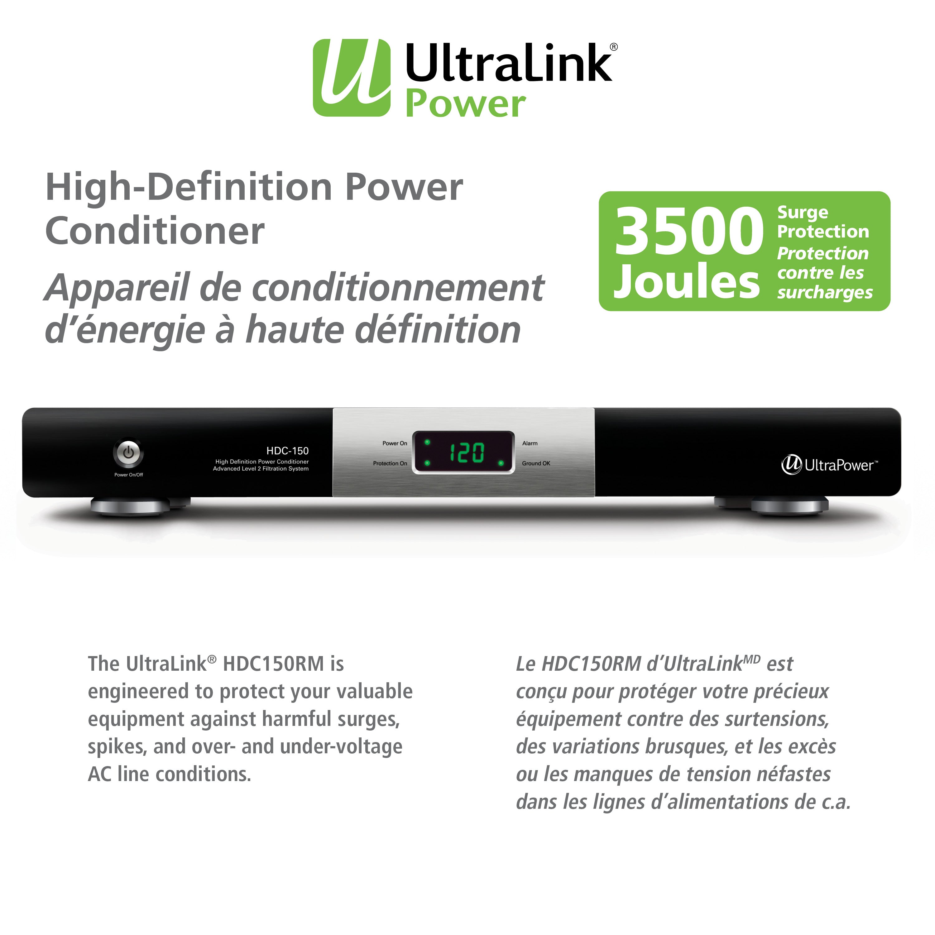 UltraLink Power: High-Definition Power Conditioner - 8 Outlet