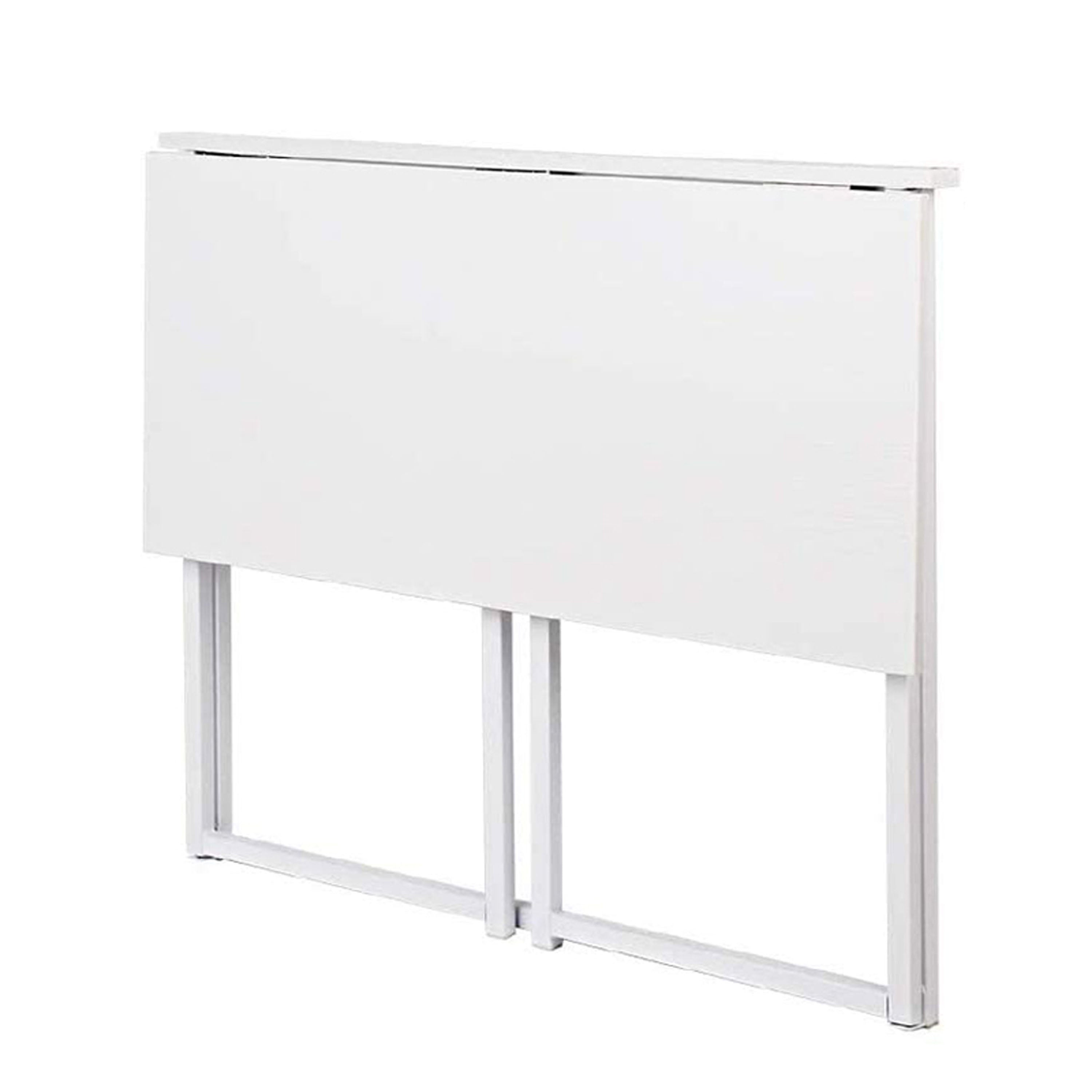 iQ Home Office Foldable White Desk